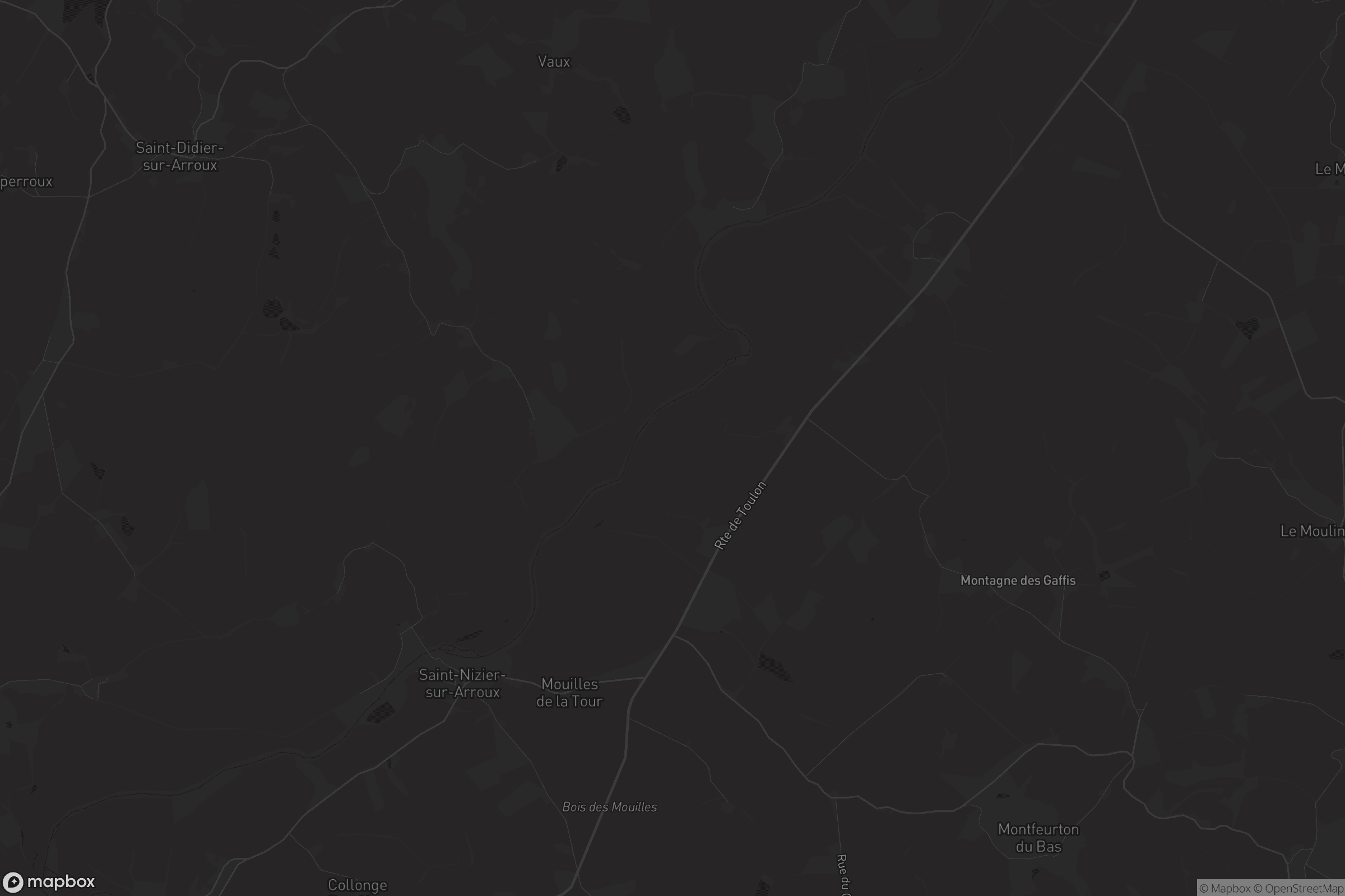 Carte de Saint-Nizier-sur-Arroux