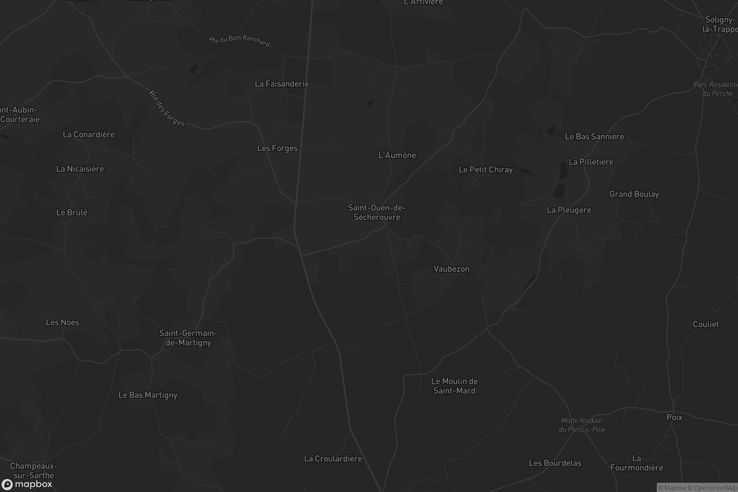 Carte de Saint-Ouen-de-Sécherouvre