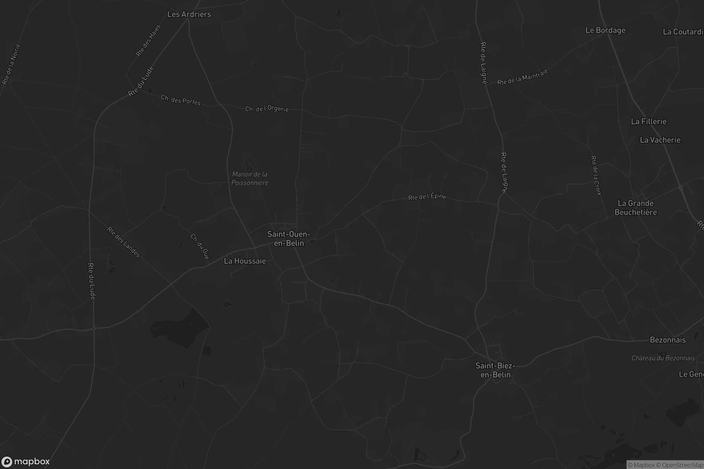 Carte de Saint-Ouen-en-Belin