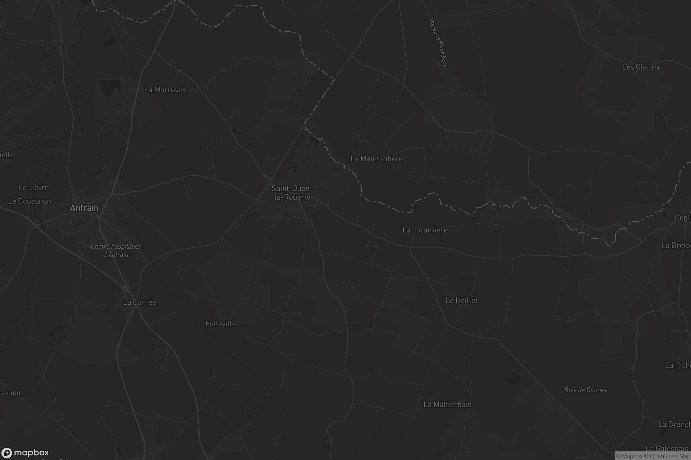 Carte de Saint-Ouen-la-Rouërie