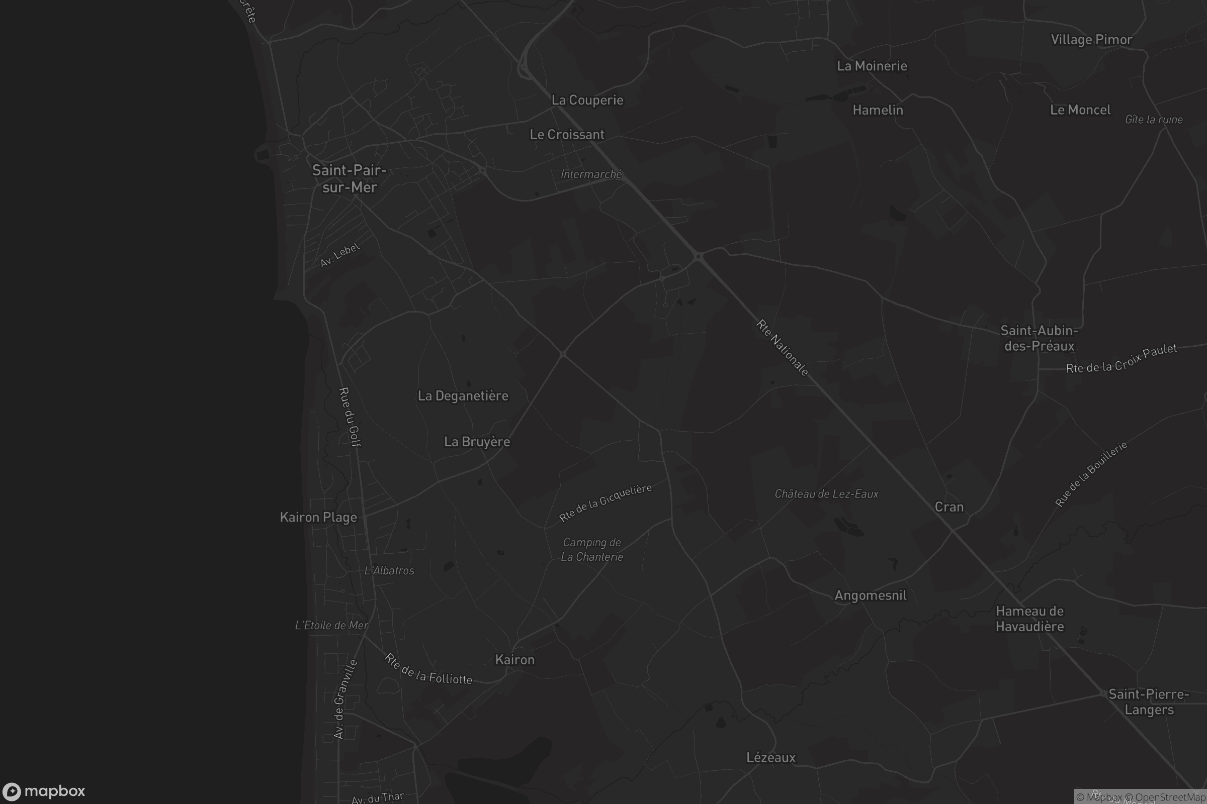 Carte de Saint-Pair-sur-Mer