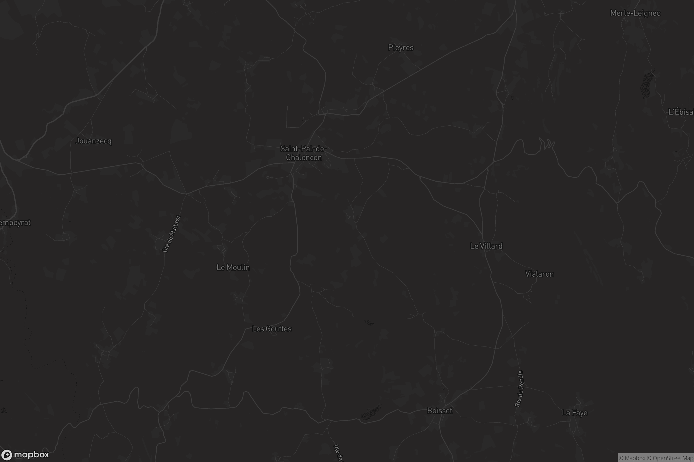 Carte de Saint-Pal-de-Chalencon