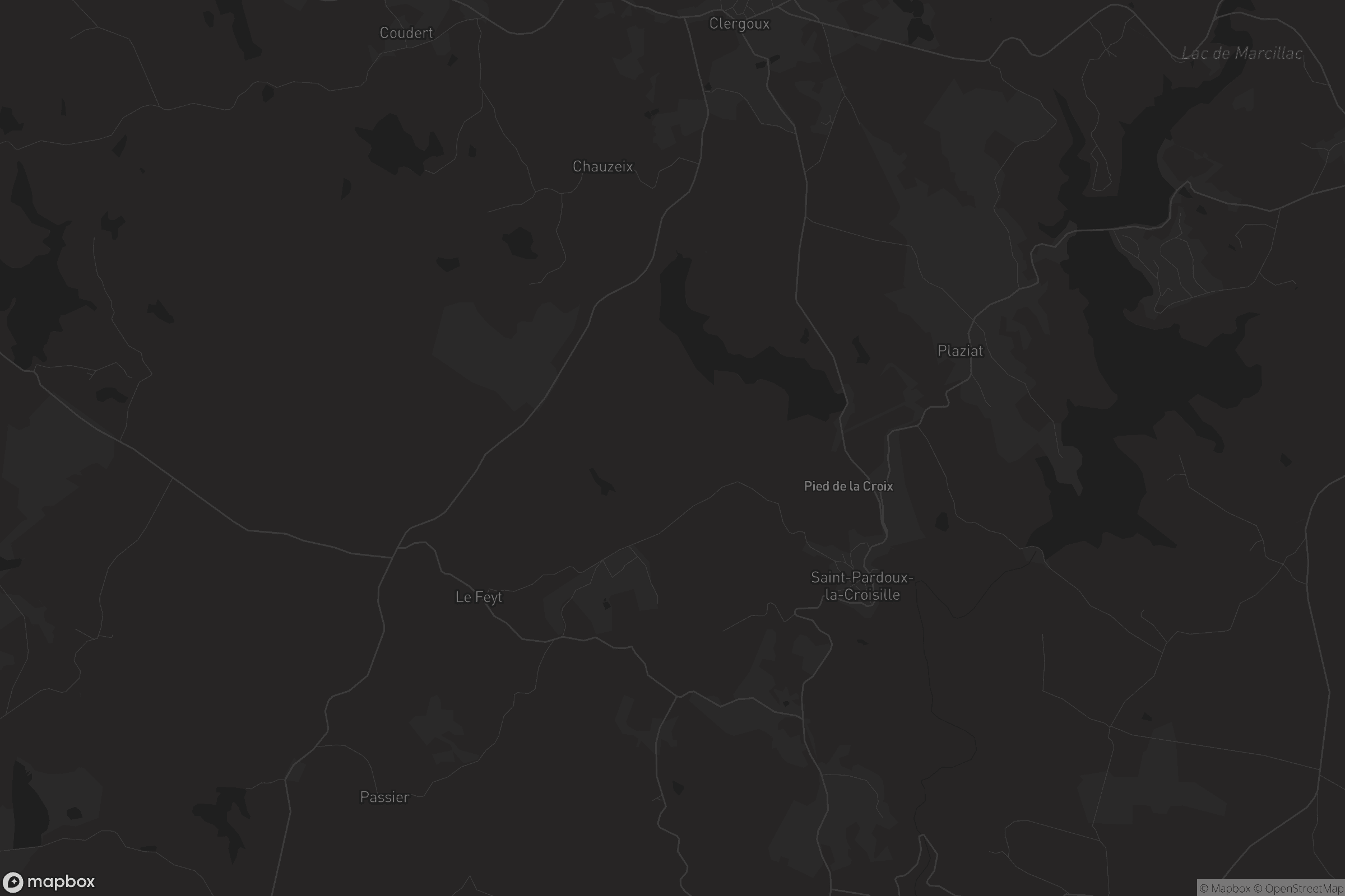 Carte de Saint-Pardoux-la-Croisille