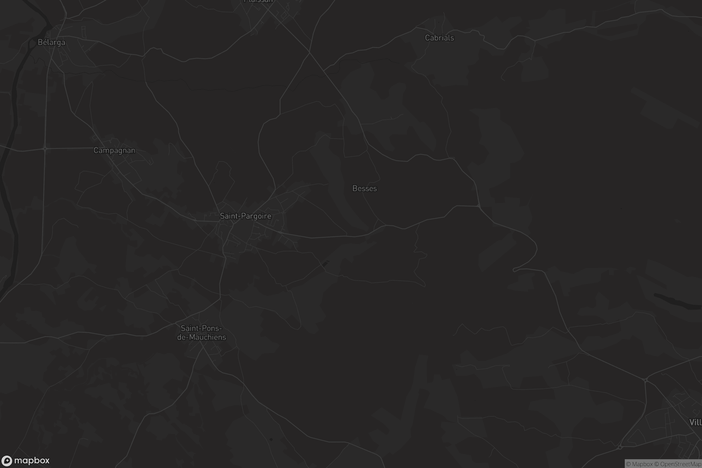 Carte de Saint-Pargoire