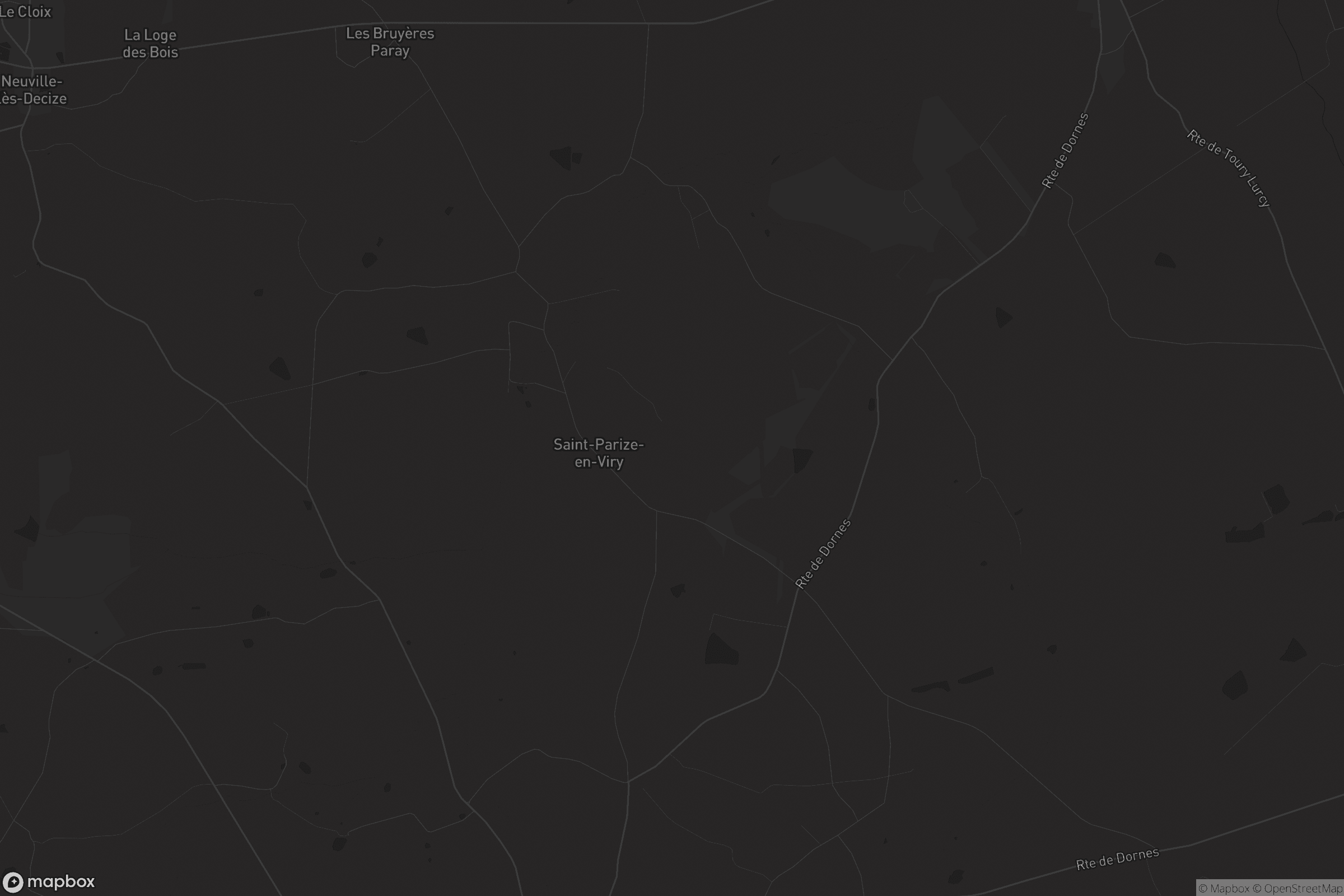 Carte de Saint-Parize-en-Viry