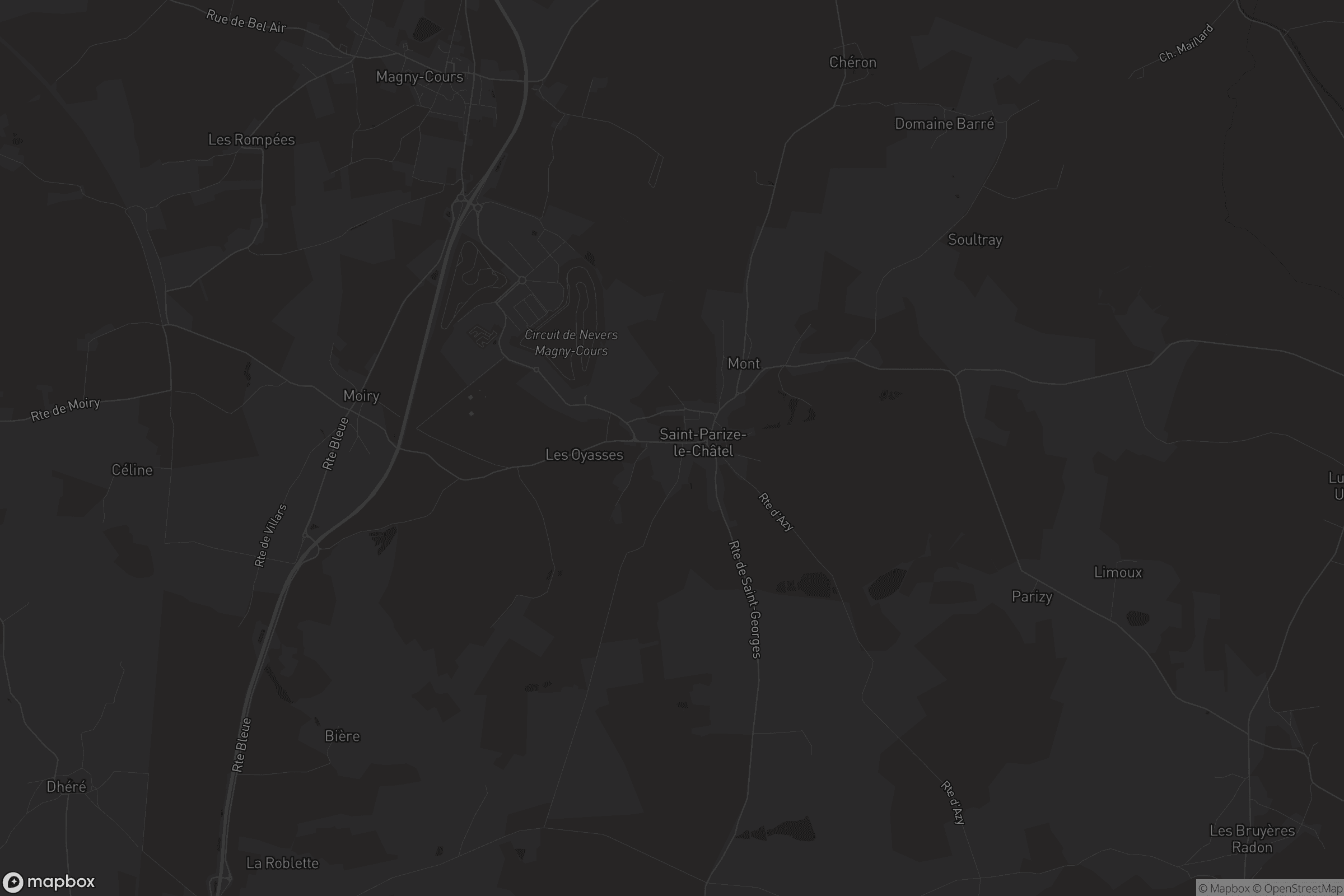 Carte de Saint-Parize-le-Châtel