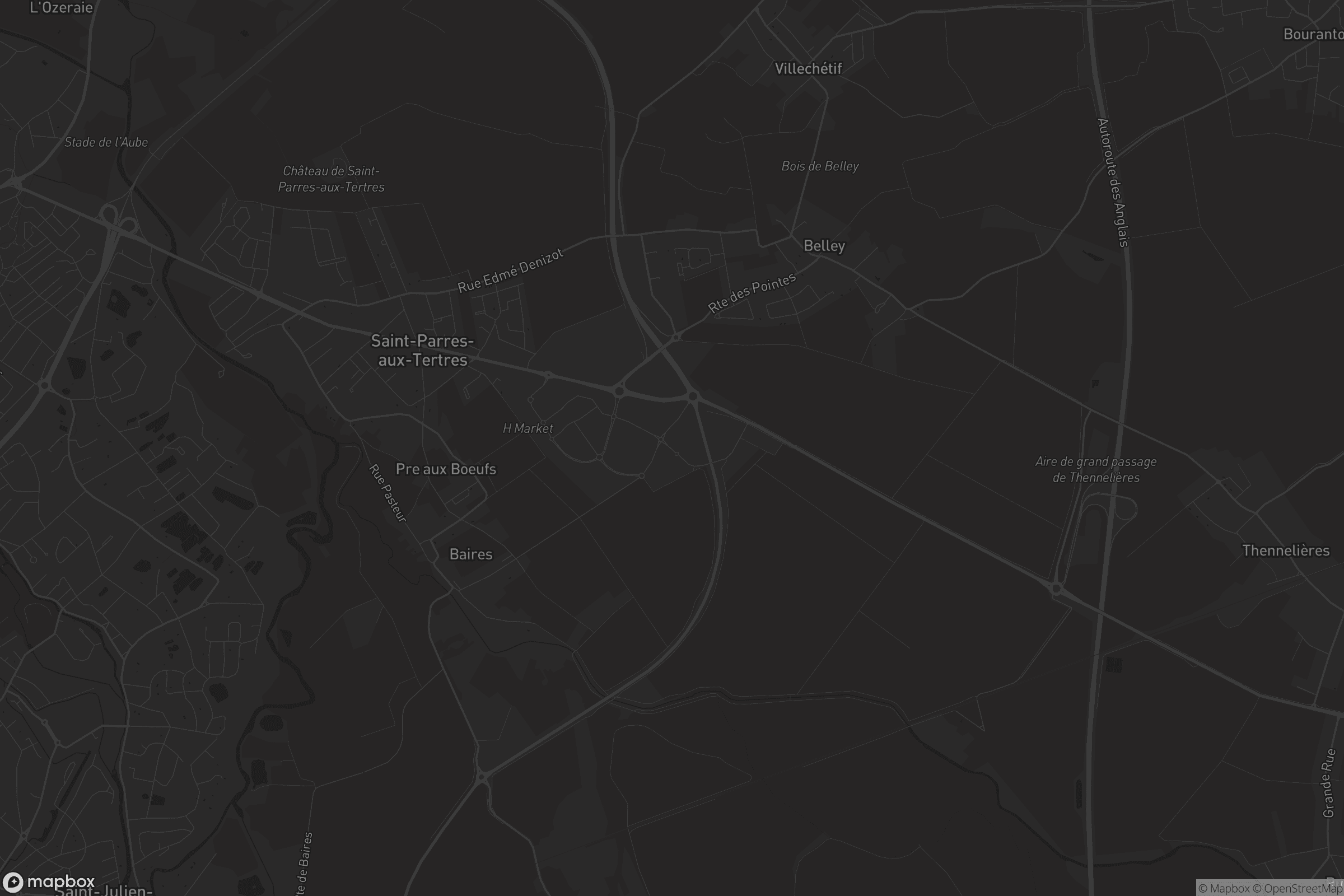 Carte de Saint-Parres-aux-Tertres