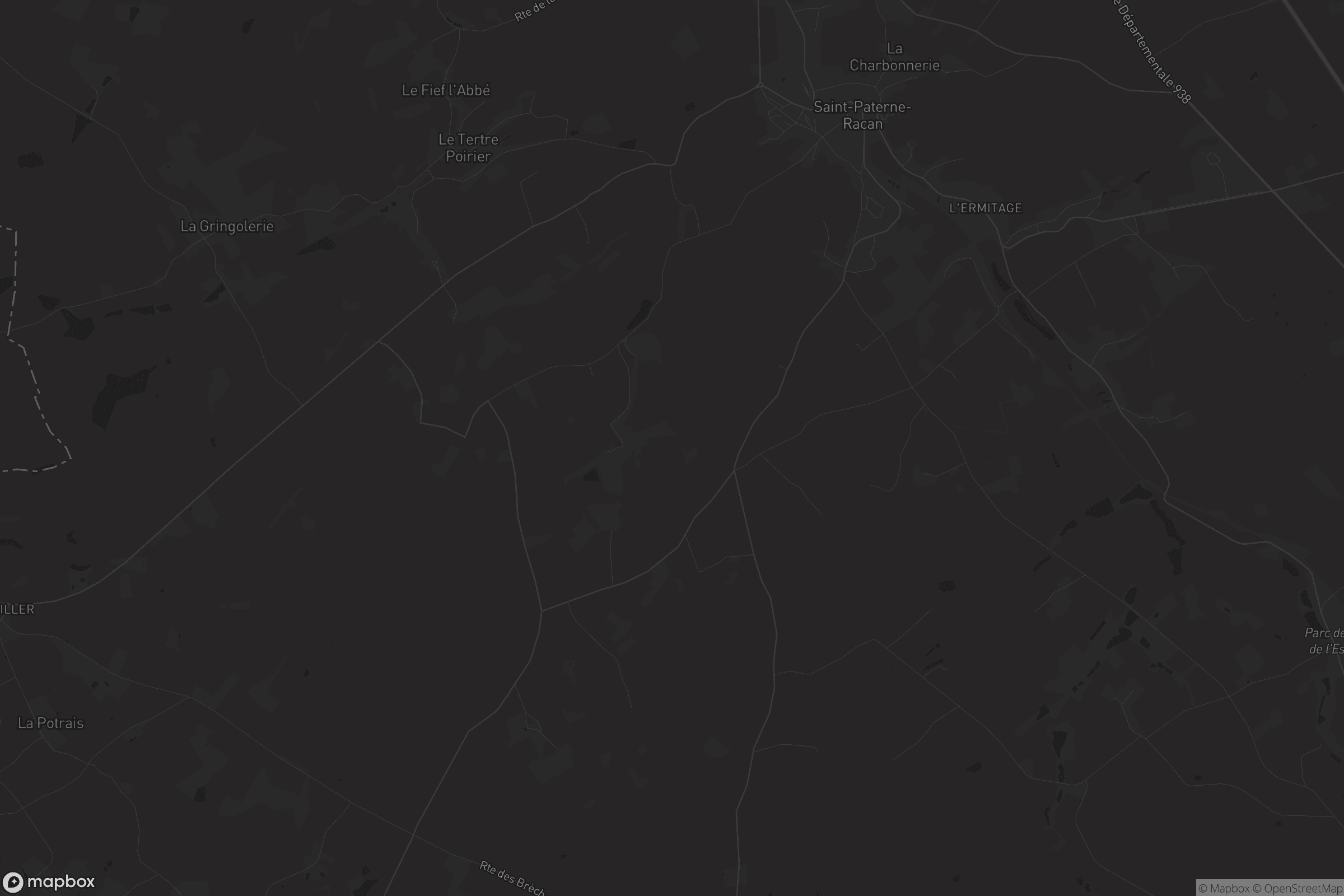 Carte de Saint-Paterne-Racan