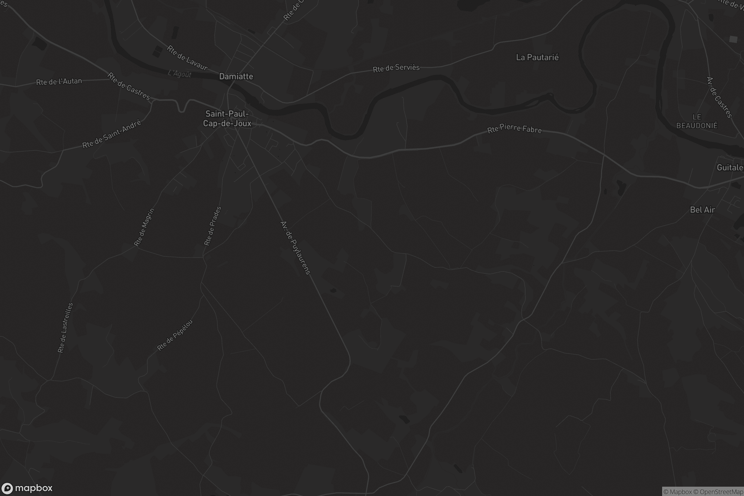 Carte de Saint-Paul-Cap-de-Joux