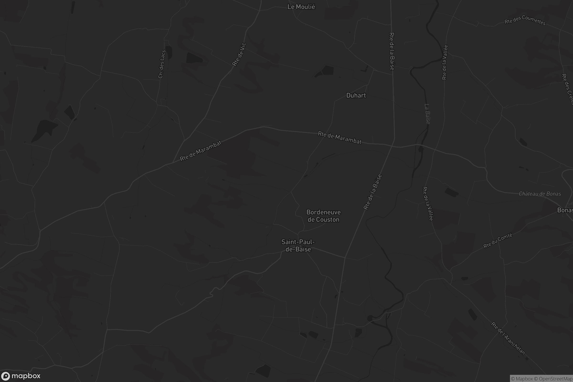 Carte de Saint-Paul-de-Baïse