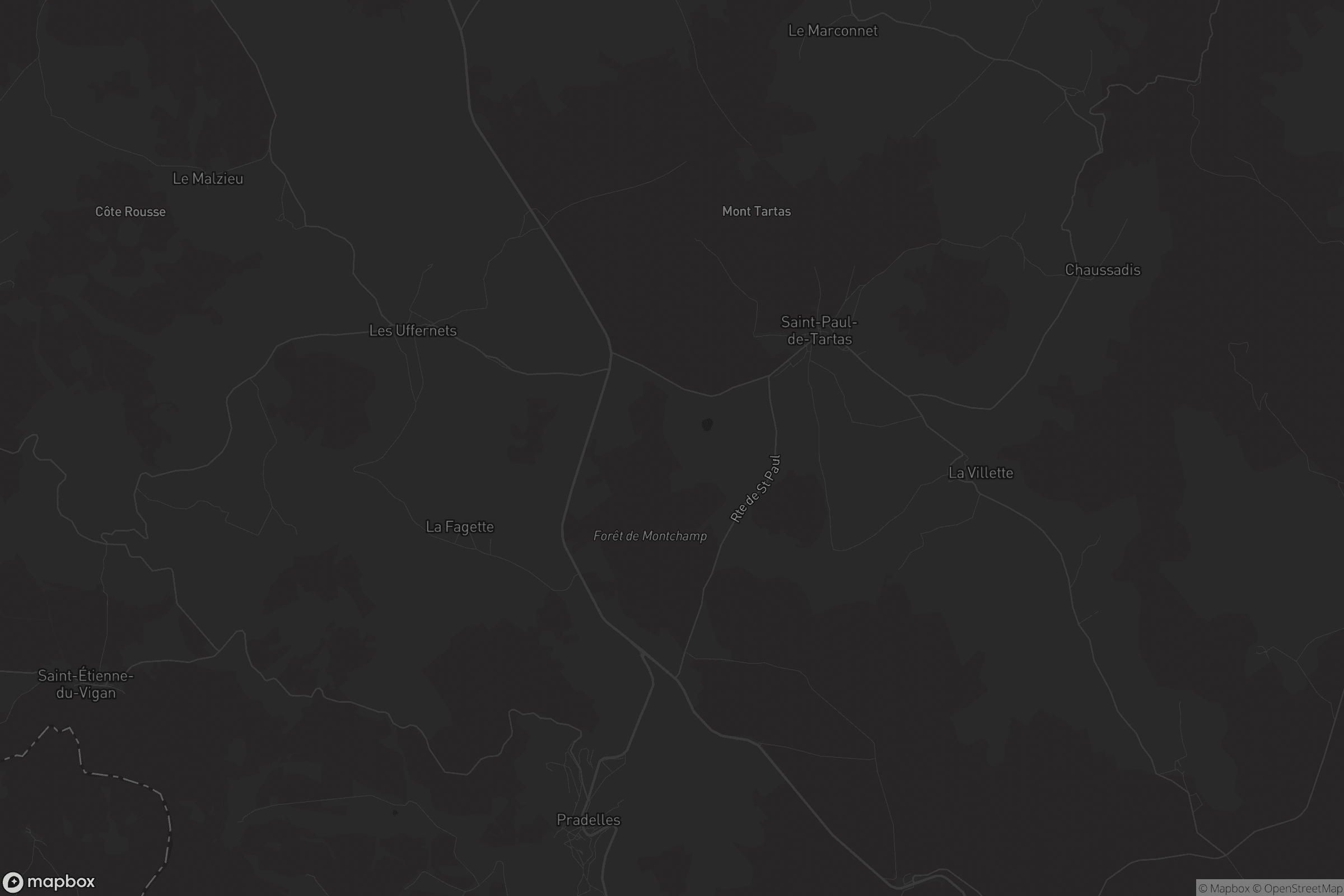 Carte de Saint-Paul-de-Tartas