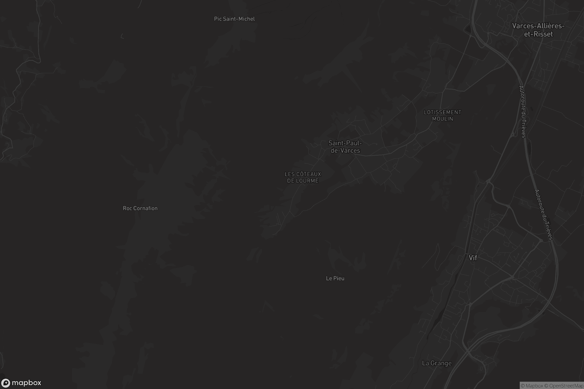 Carte de Saint-Paul-de-Varces