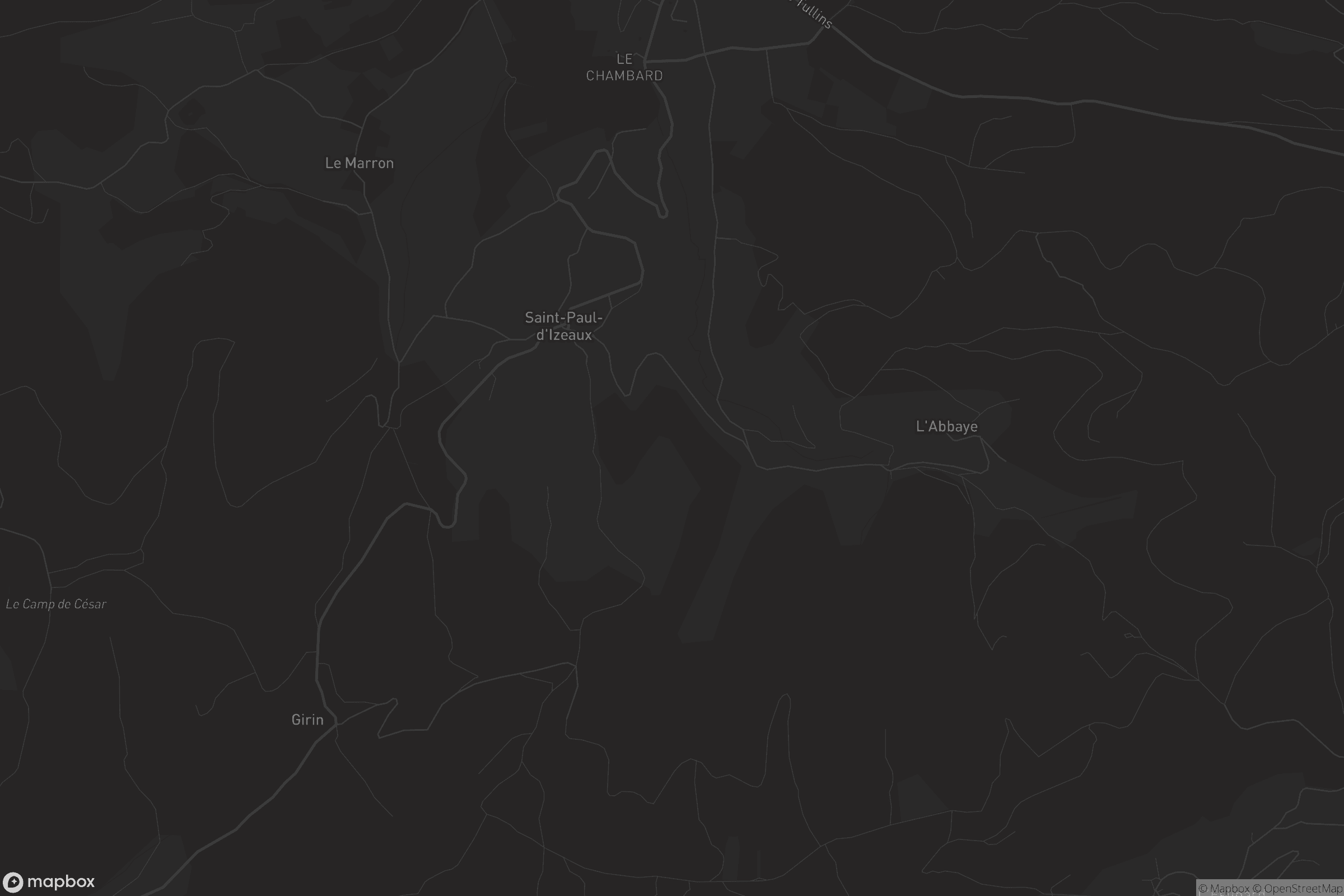 Carte de Saint-Paul-d'Izeaux