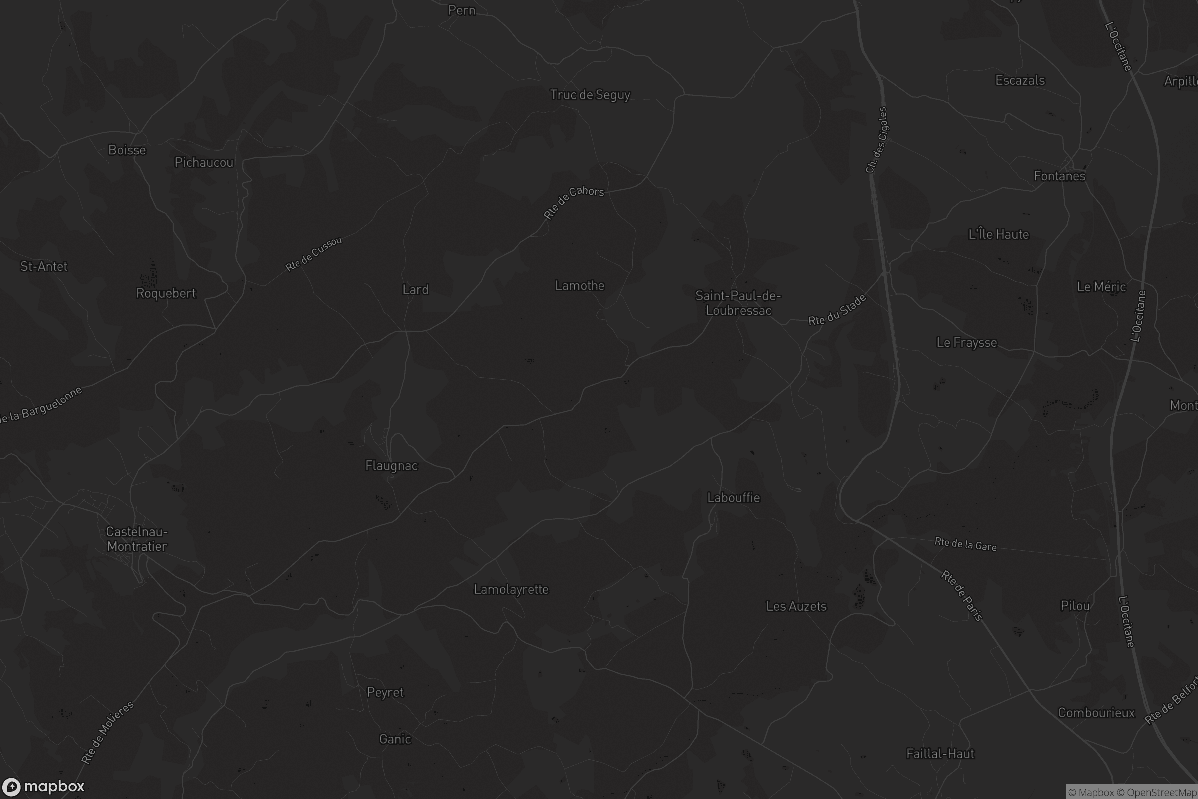 Carte de Saint-Paul-Flaugnac