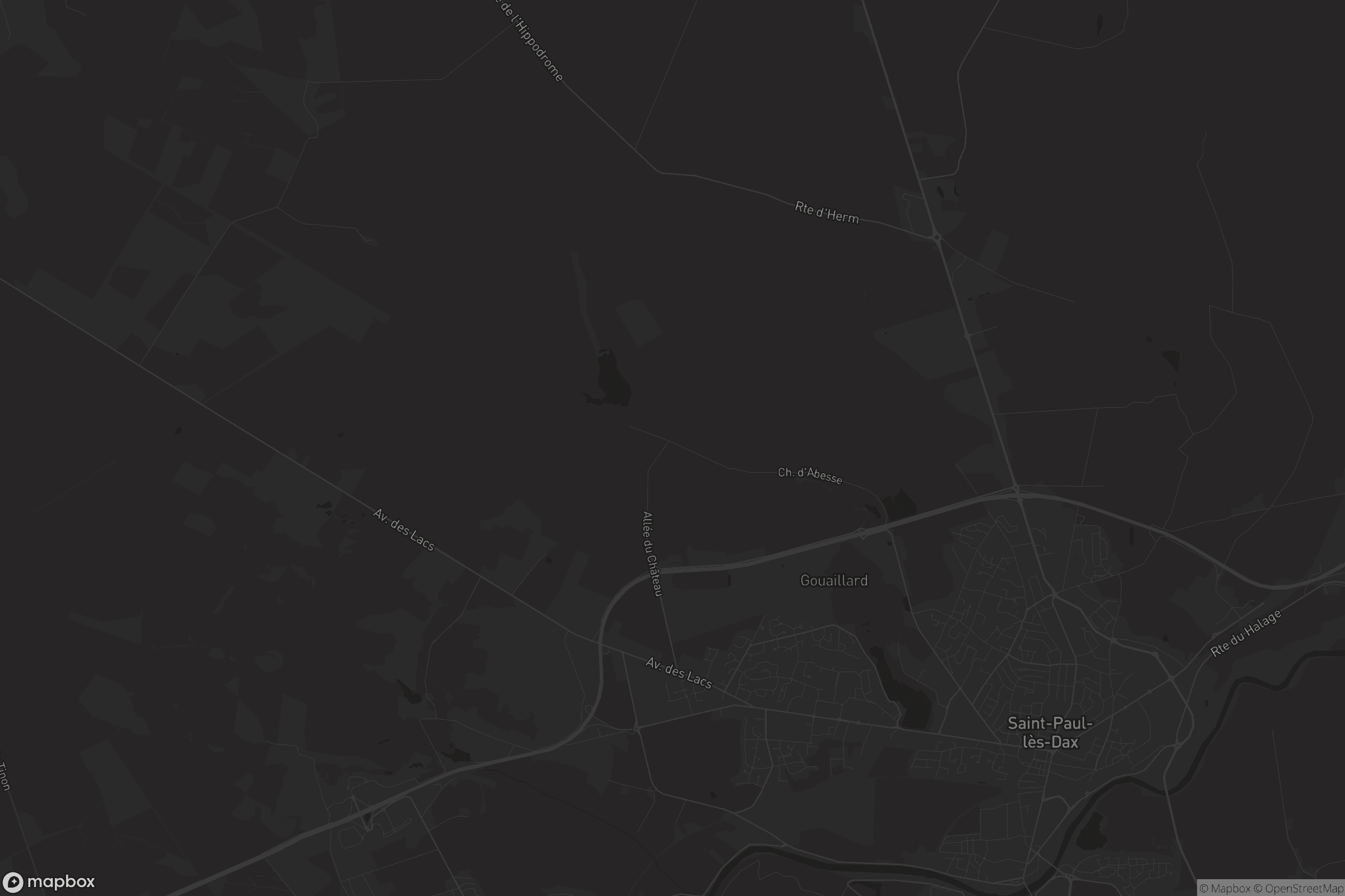 Carte de Saint-Paul-lès-Dax