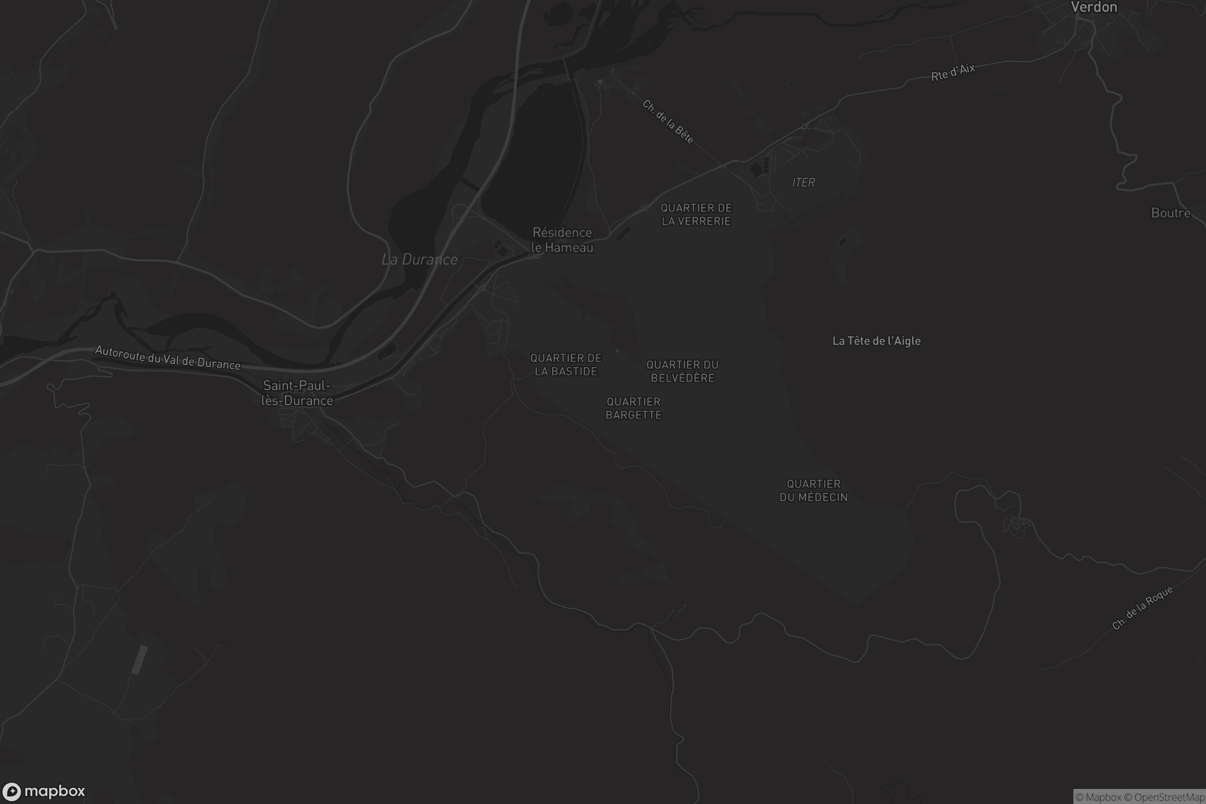 Carte de Saint-Paul-lès-Durance