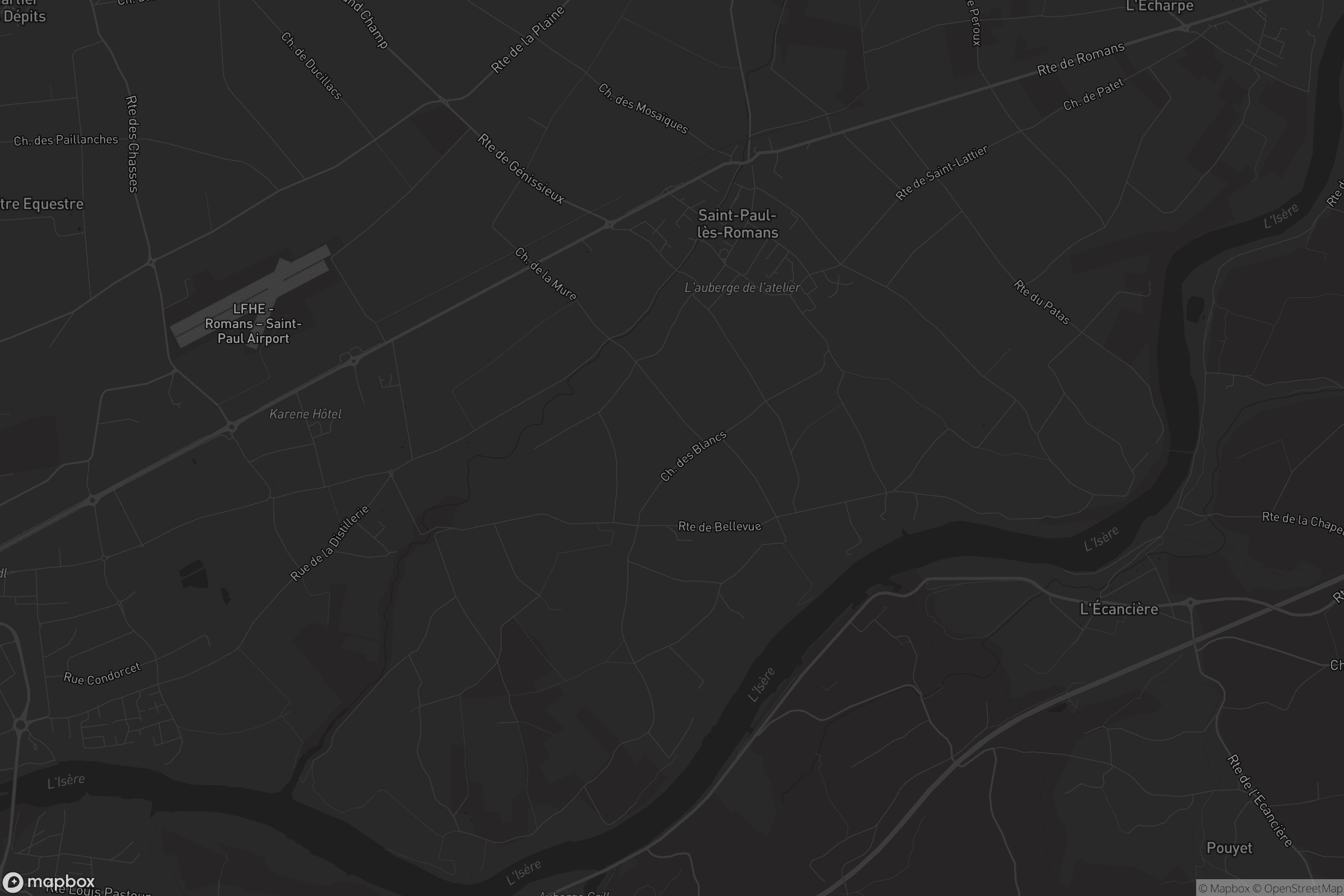 Carte de Saint-Paul-lès-Romans