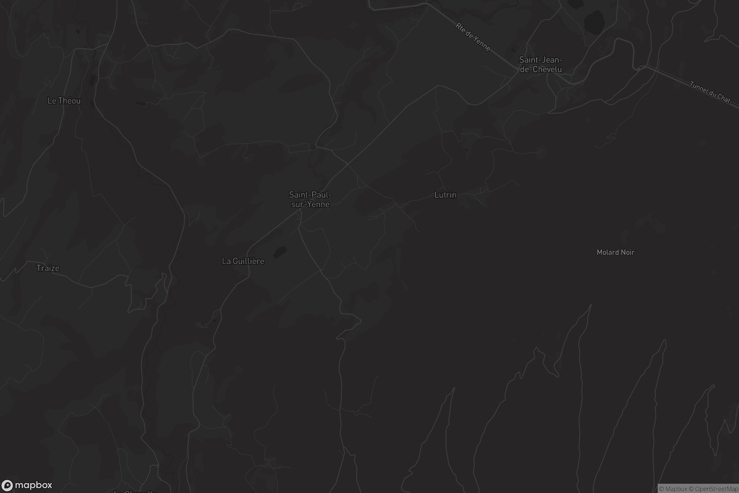 Carte de Saint-Paul-sur-Yenne