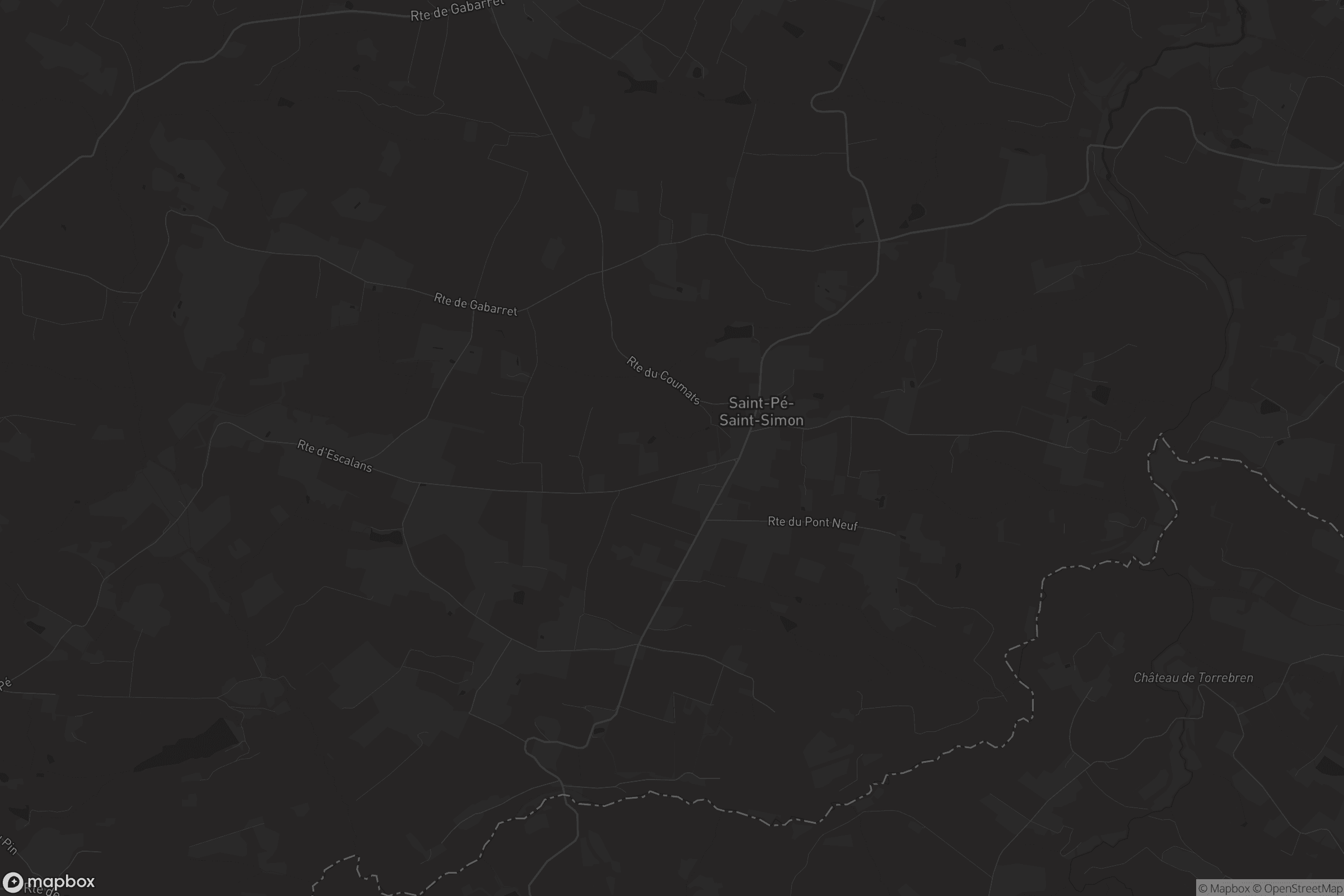 Carte de Saint-Pé-Saint-Simon