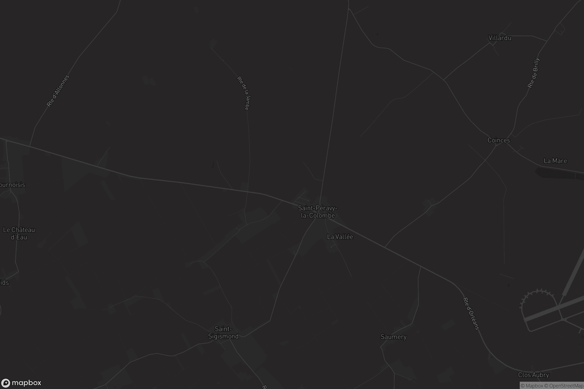 Carte de Saint-Péravy-la-Colombe