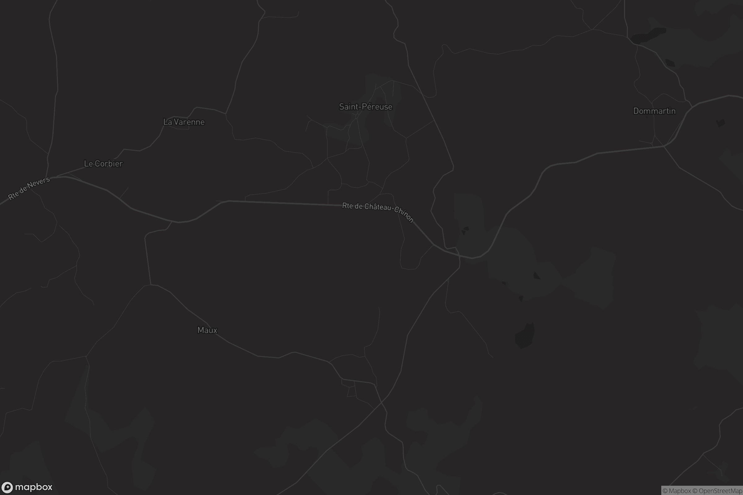 Carte de Saint-Péreuse