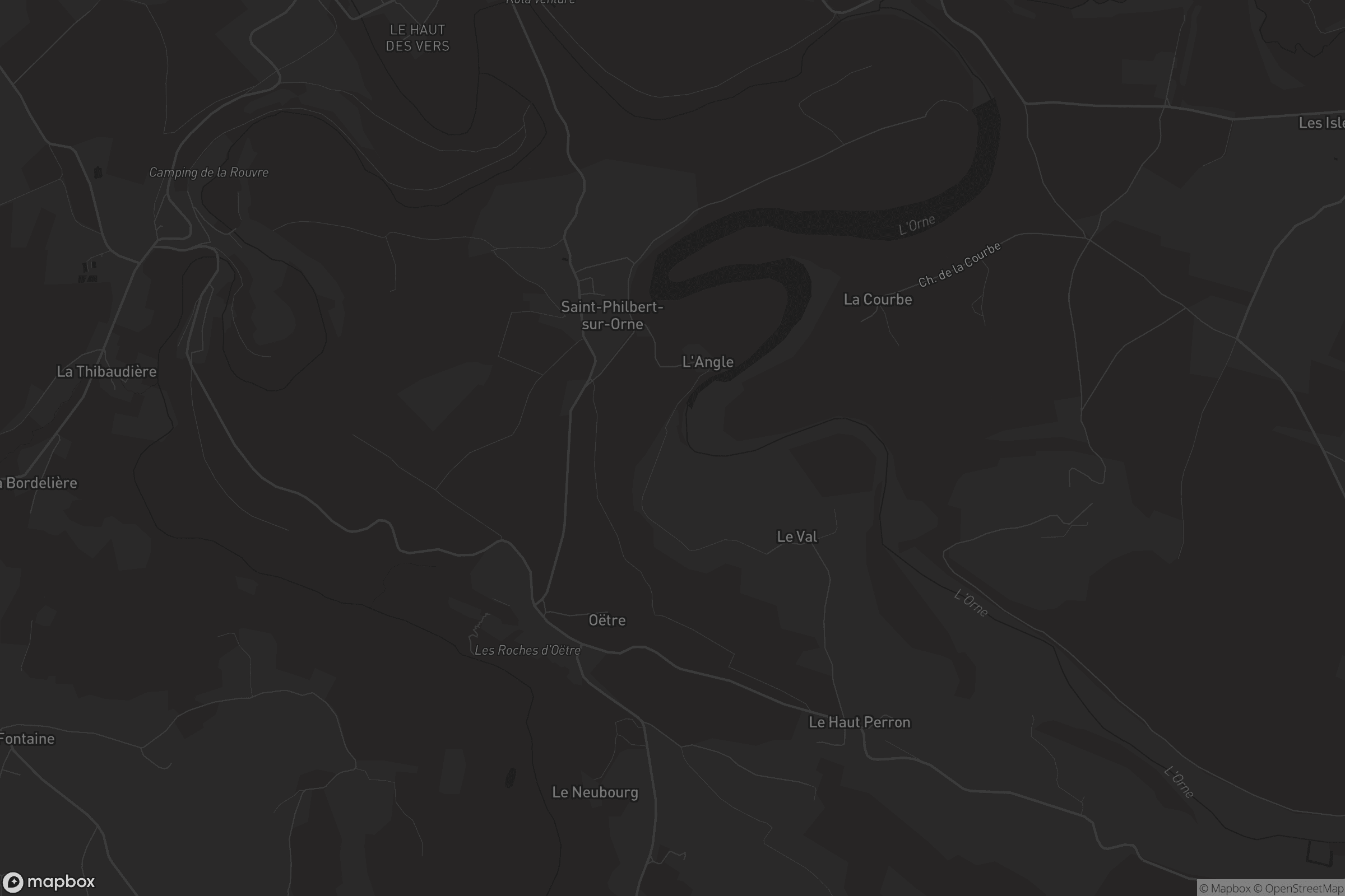 Carte de Saint-Philbert-sur-Orne