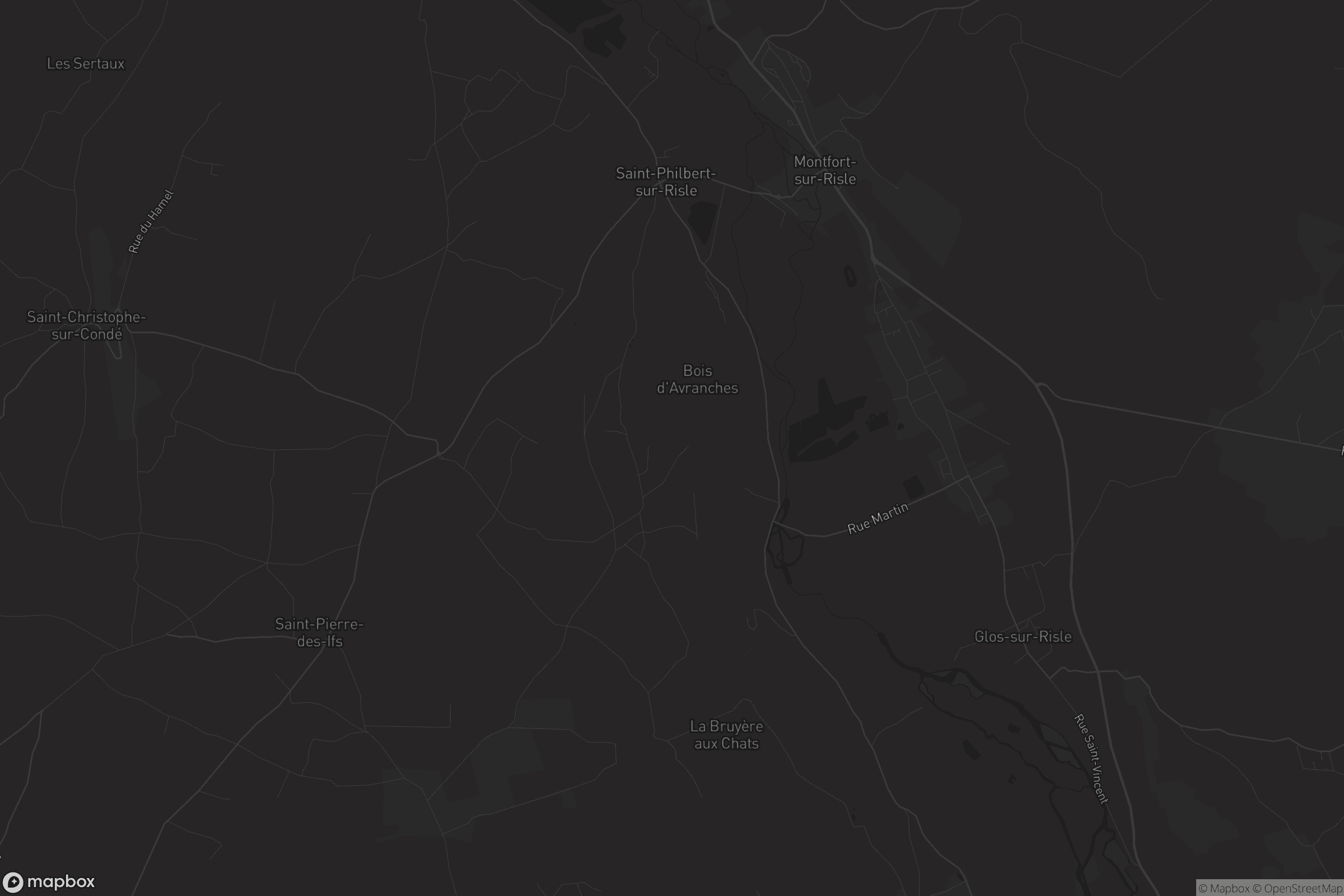 Carte de Saint-Philbert-sur-Risle