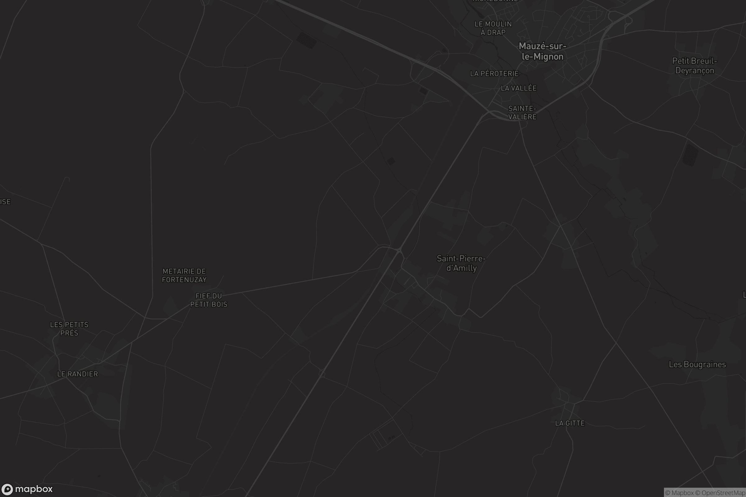 Carte de Saint-Pierre-d'Amilly