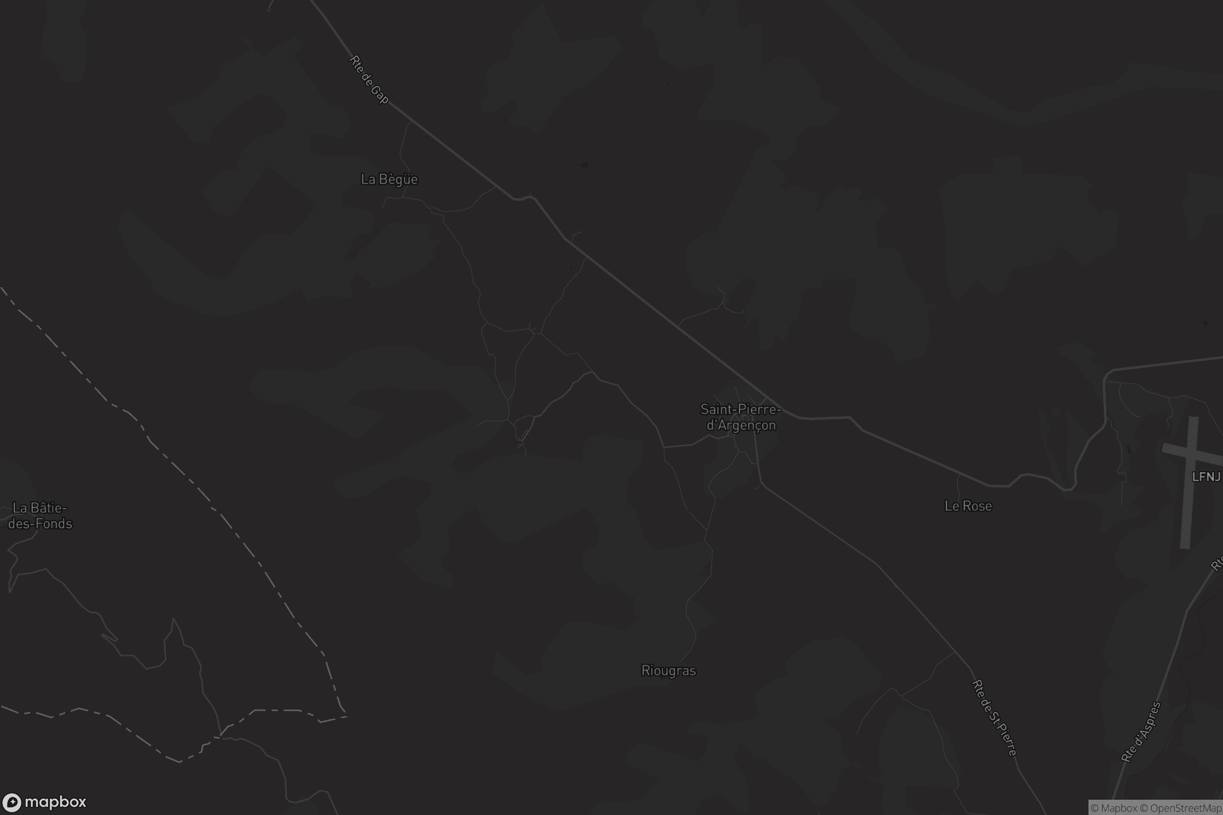 Carte de Saint-Pierre-d'Argençon