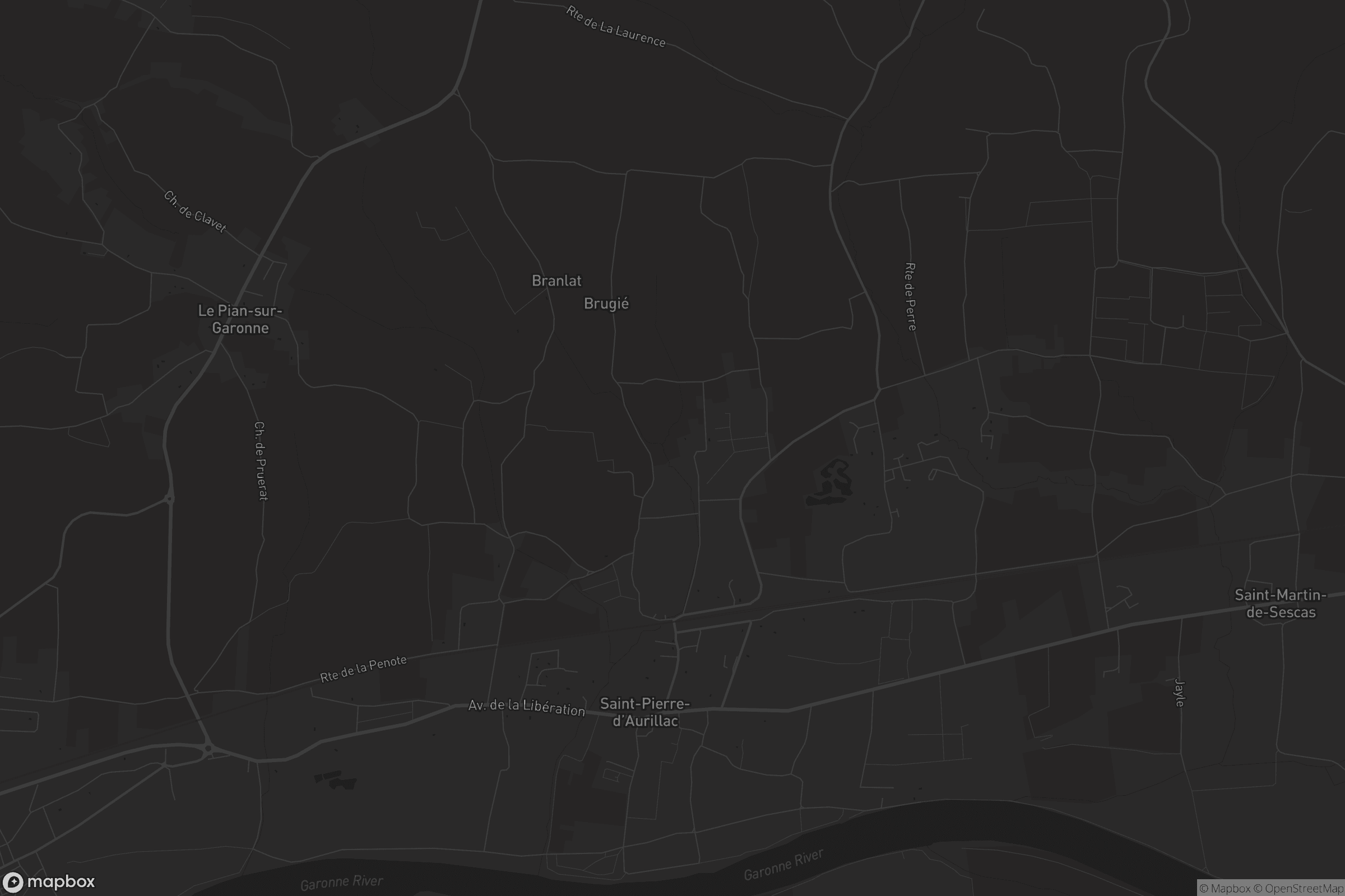 Carte de Saint-Pierre-d'Aurillac