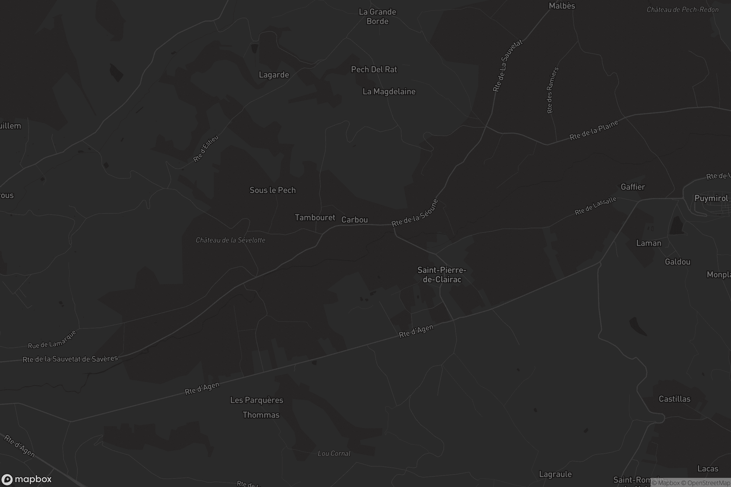 Carte de Saint-Pierre-de-Clairac