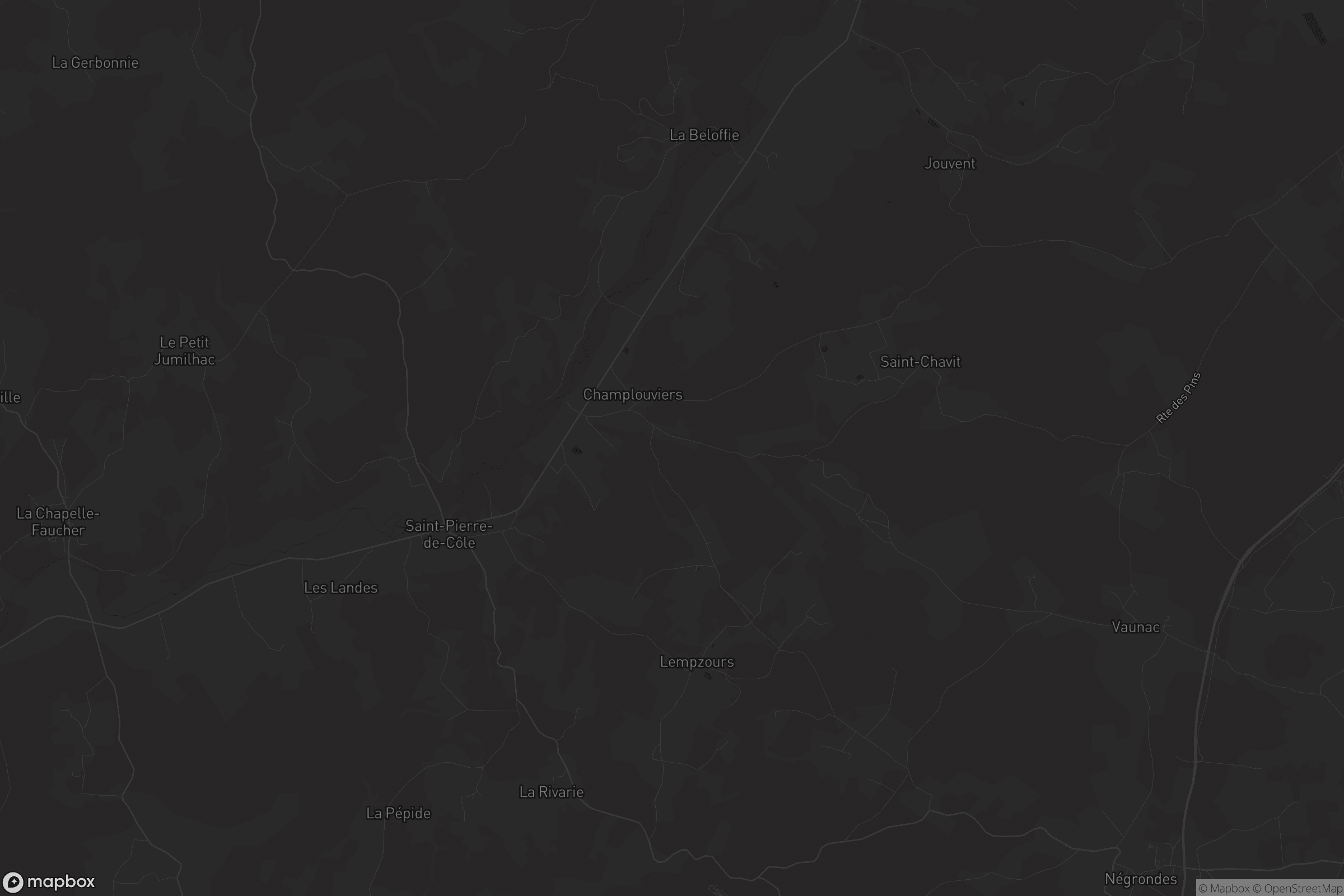 Carte de Saint-Pierre-de-Côle