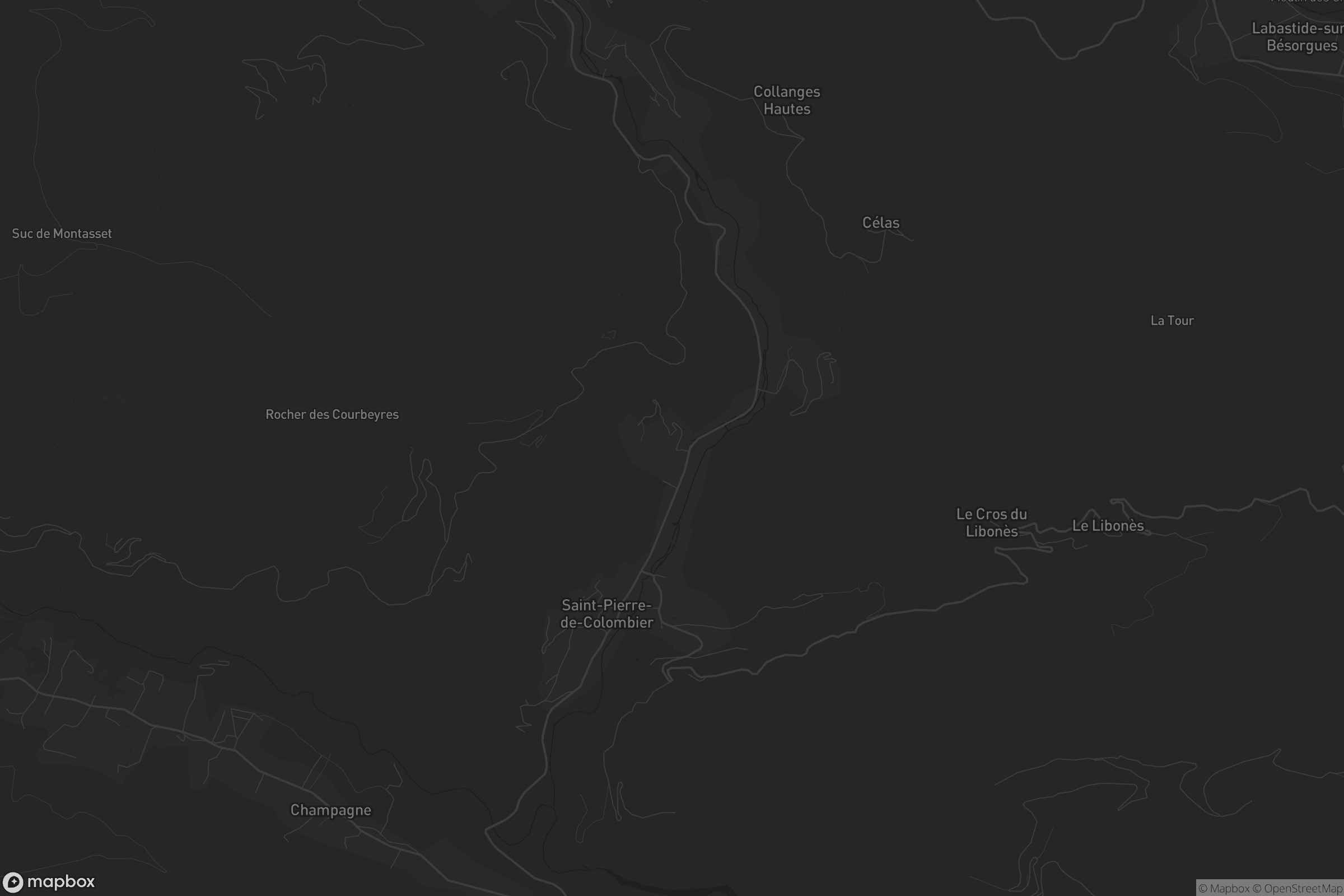 Carte de Saint-Pierre-de-Colombier