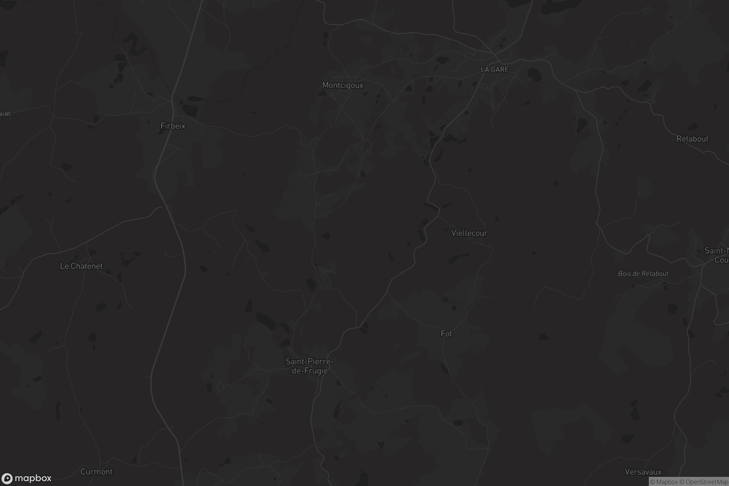 Carte de Saint-Pierre-de-Frugie