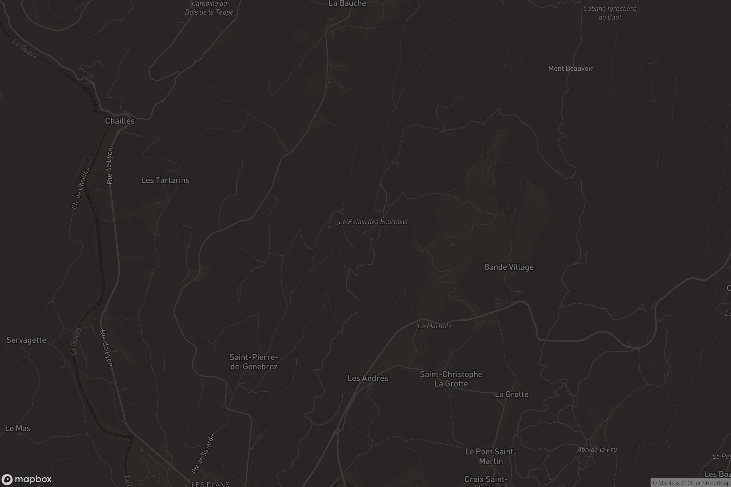 Carte de Saint-Pierre-de-Genebroz