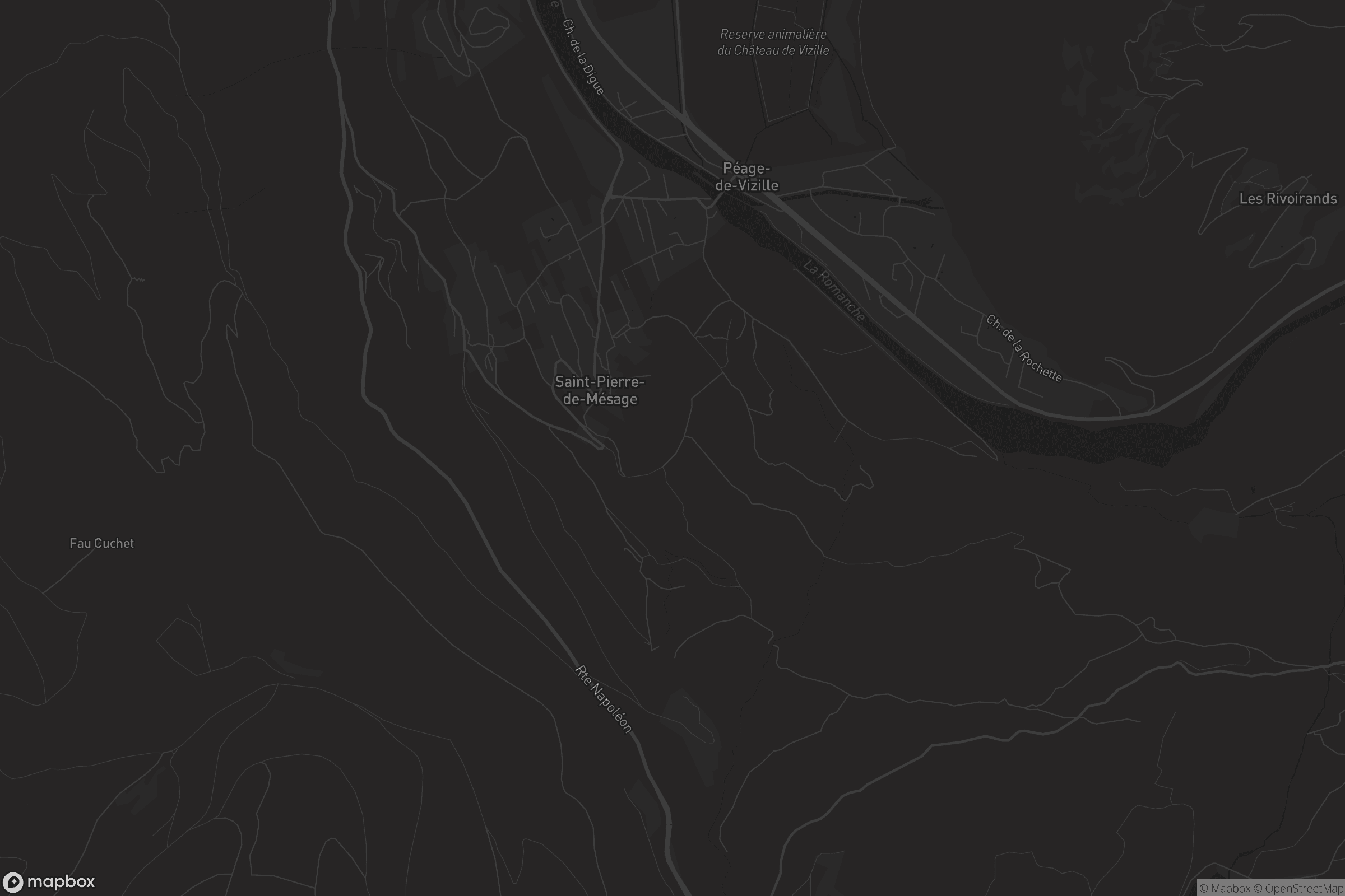 Carte de Saint-Pierre-de-Mésage