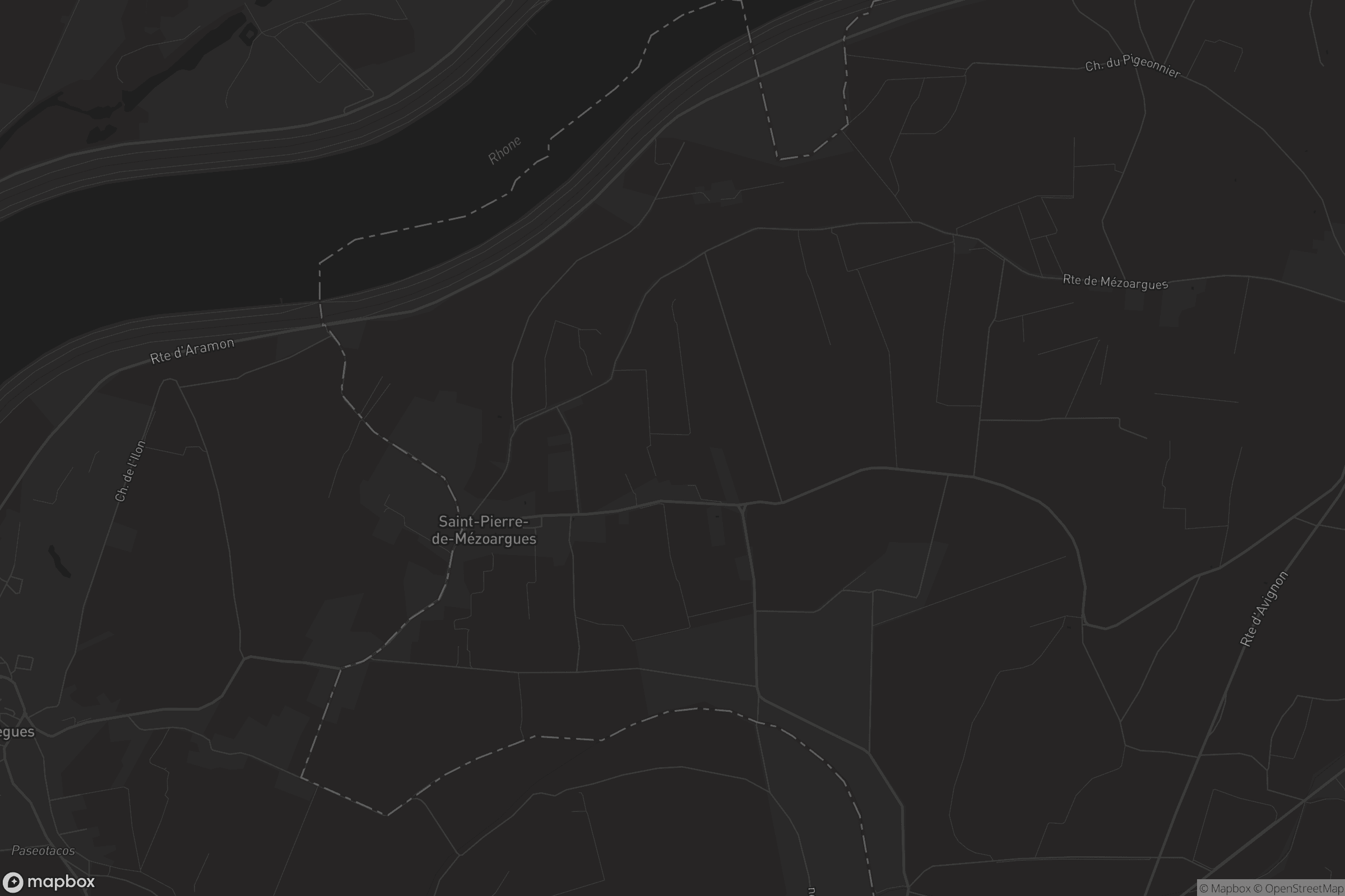 Carte de Saint-Pierre-de-Mézoargues