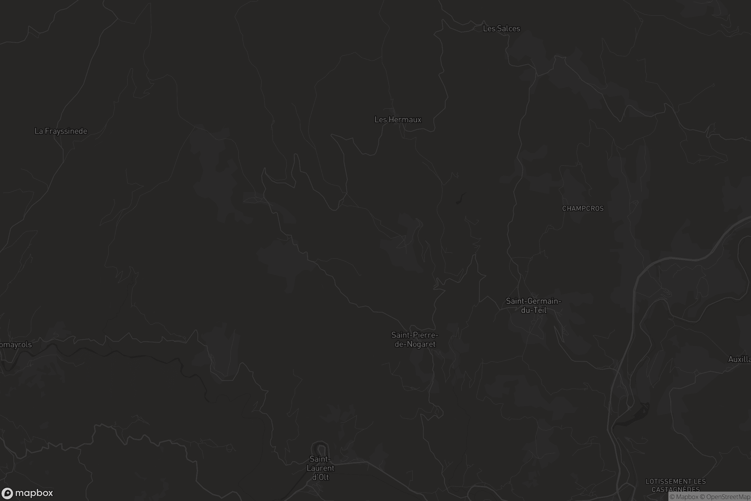 Carte de Saint-Pierre-de-Nogaret