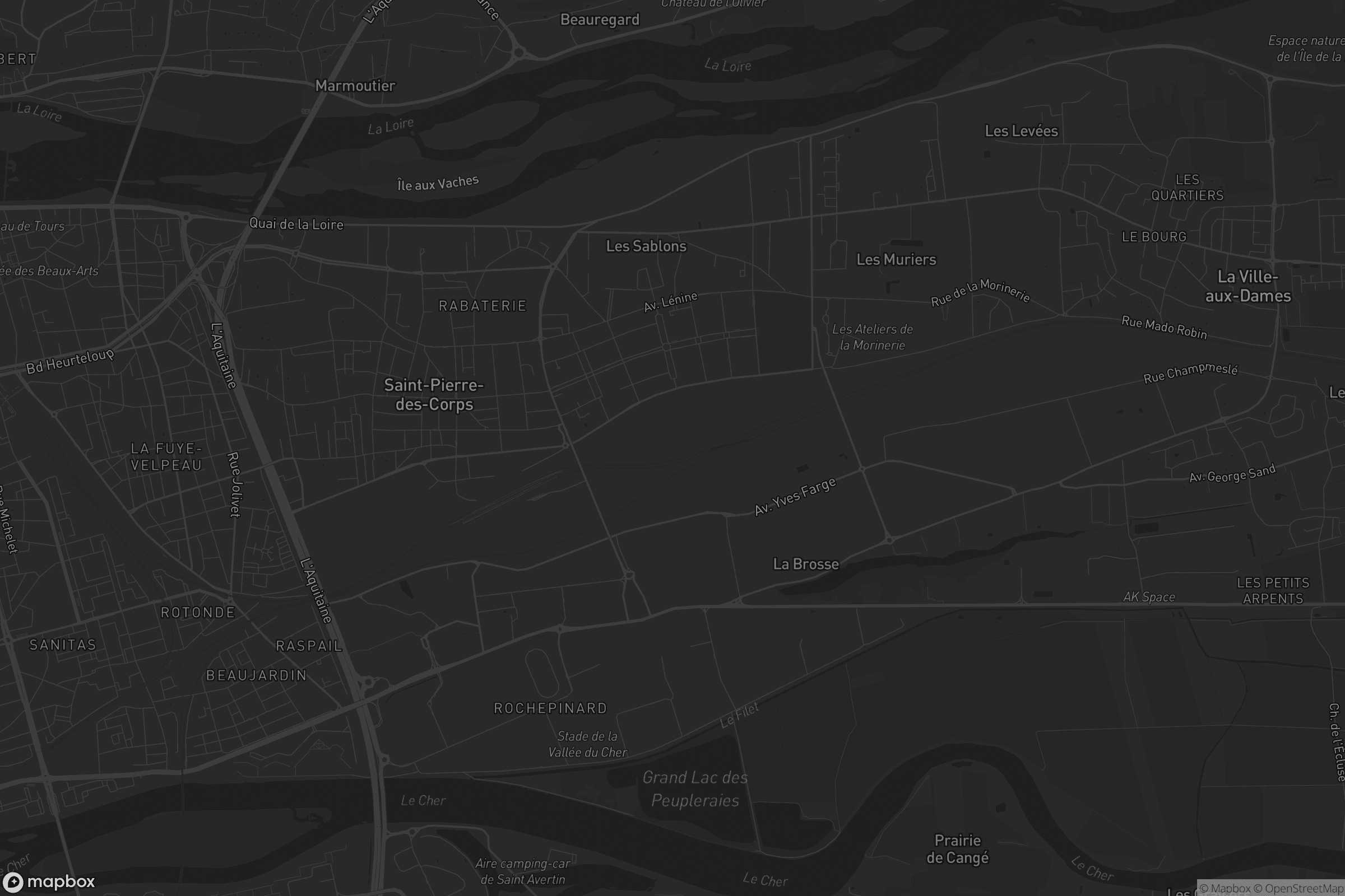 Carte de Saint-Pierre-des-Corps