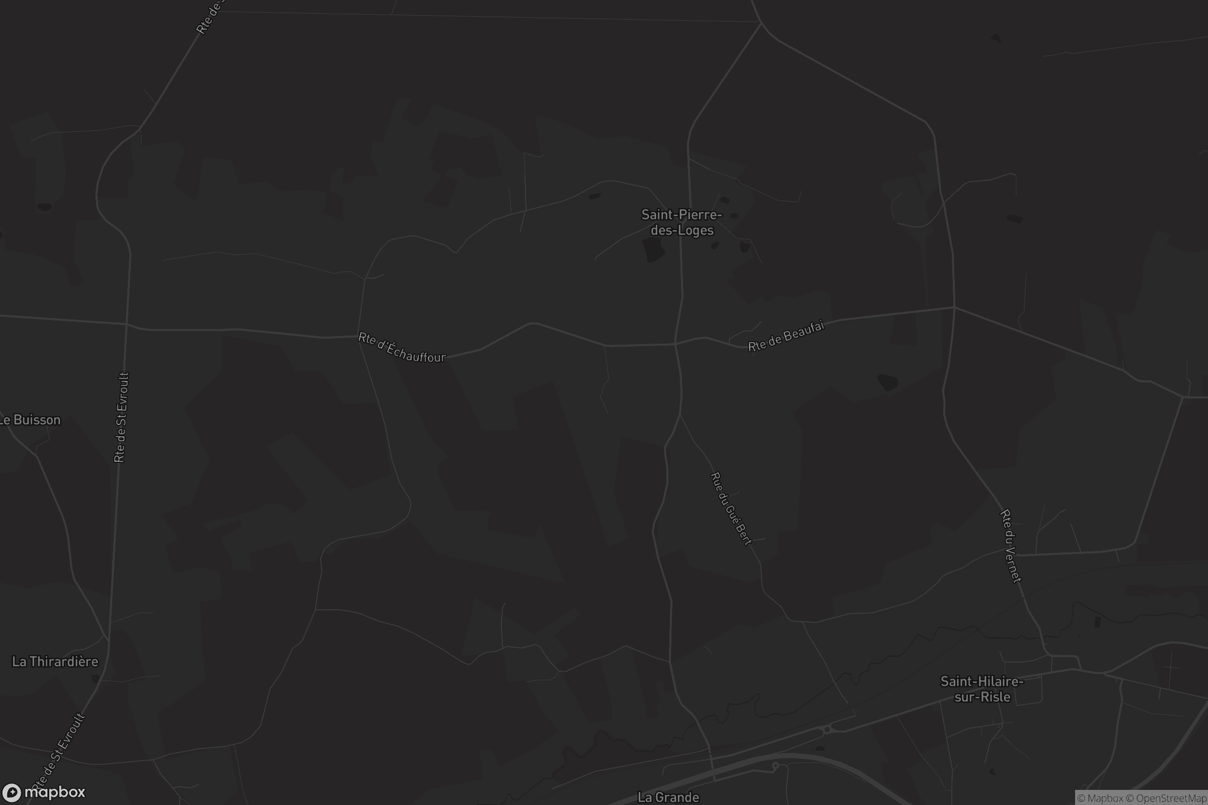 Carte de Saint-Pierre-des-Loges