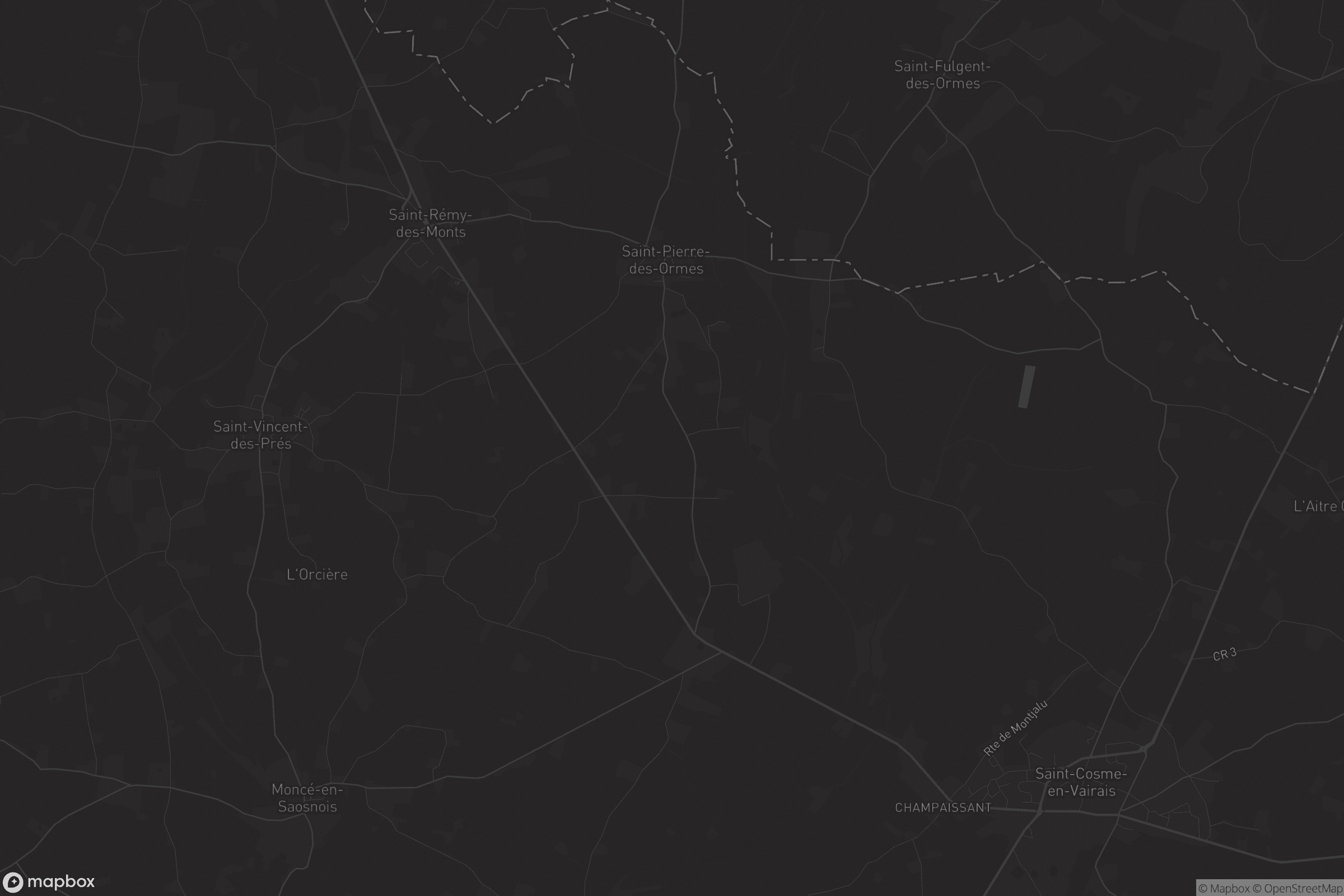 Carte de Saint-Pierre-des-Ormes