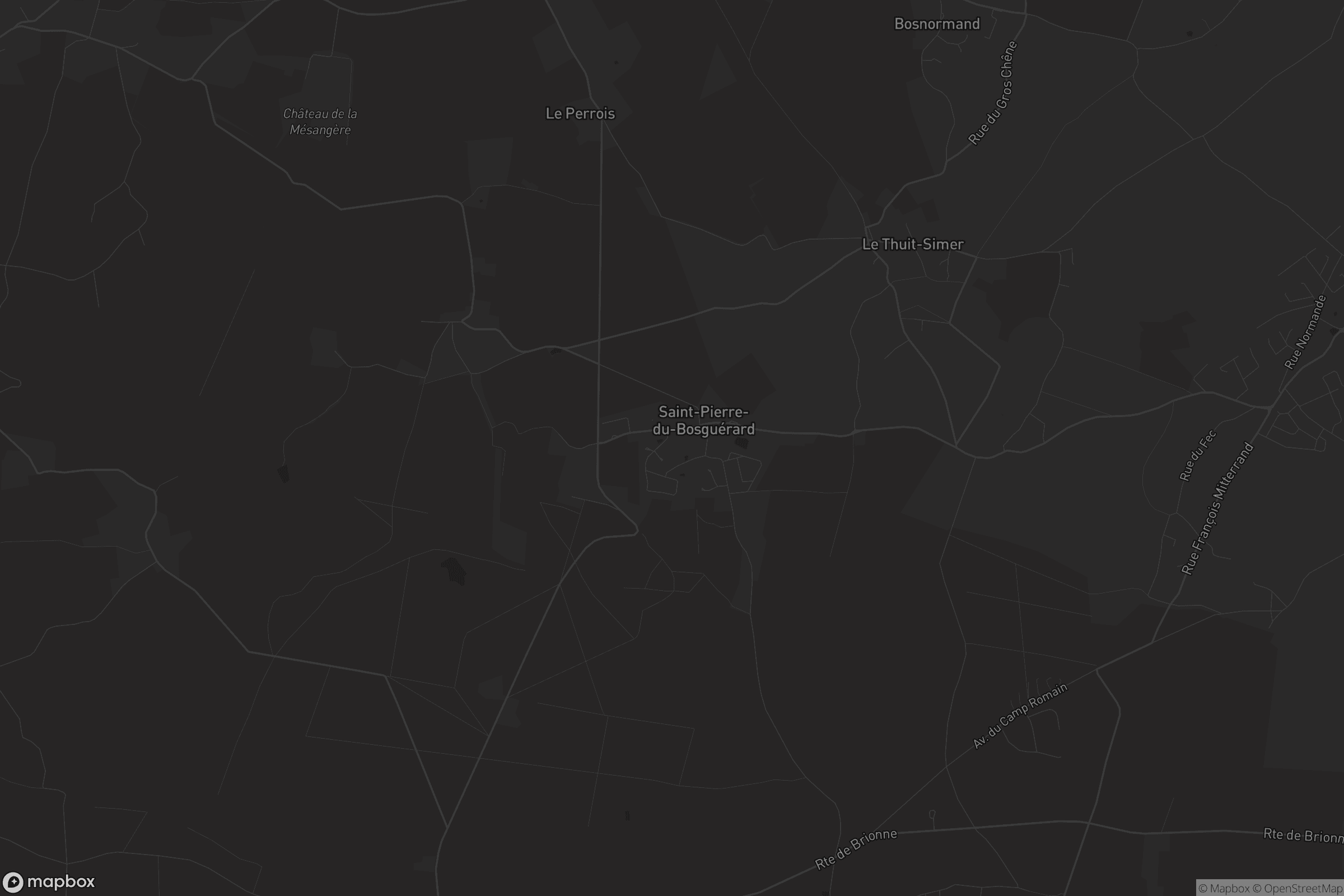 Carte de Saint-Pierre-du-Bosguérard