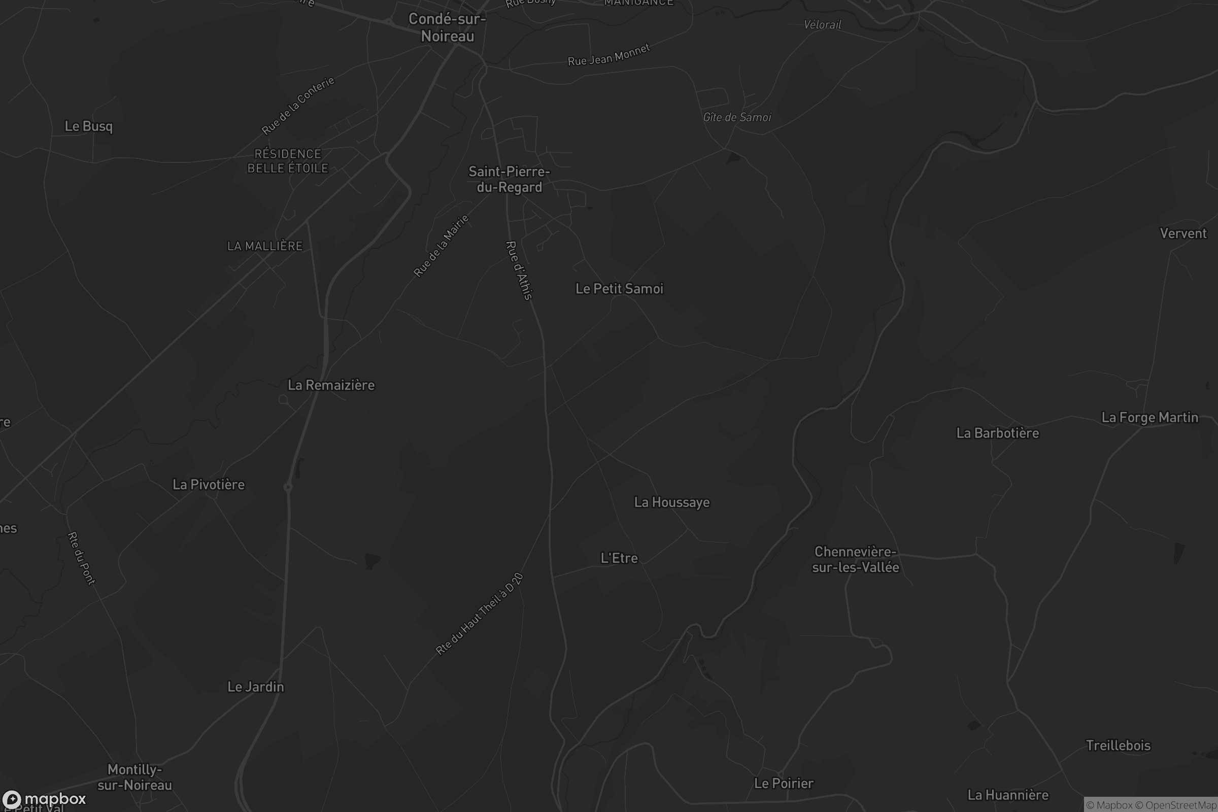 Carte de Saint-Pierre-du-Regard