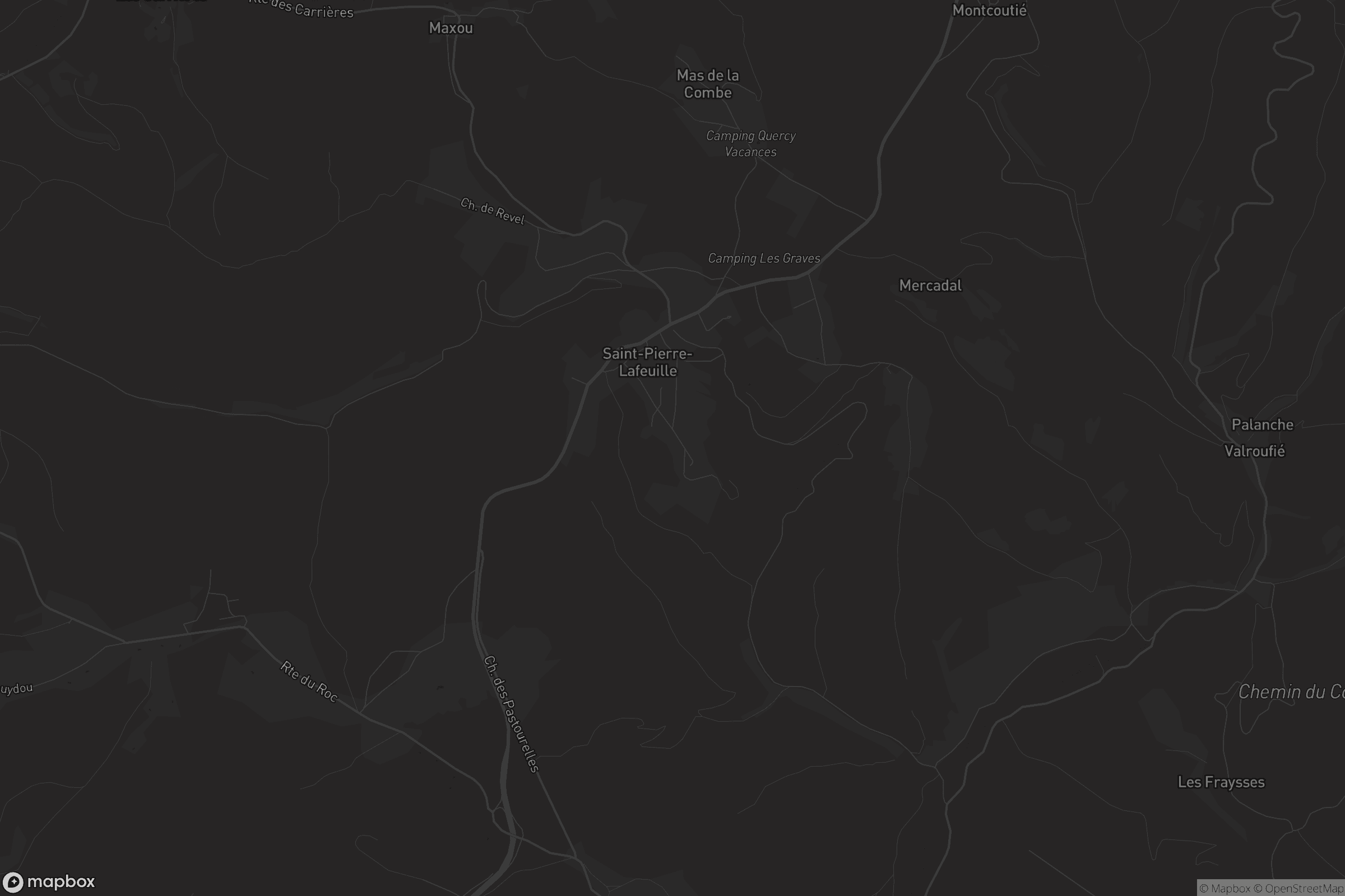 Carte de Saint-Pierre-Lafeuille