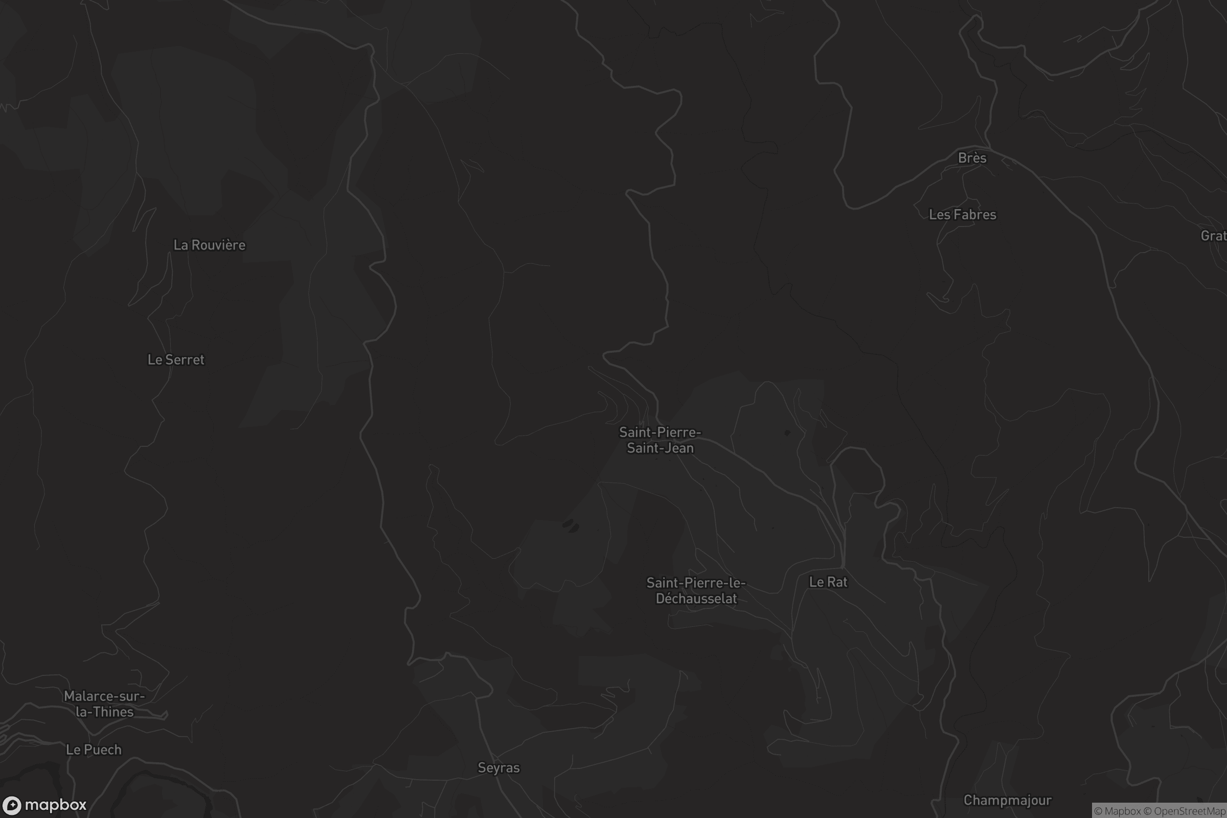 Carte de Saint-Pierre-le-Déchausselat