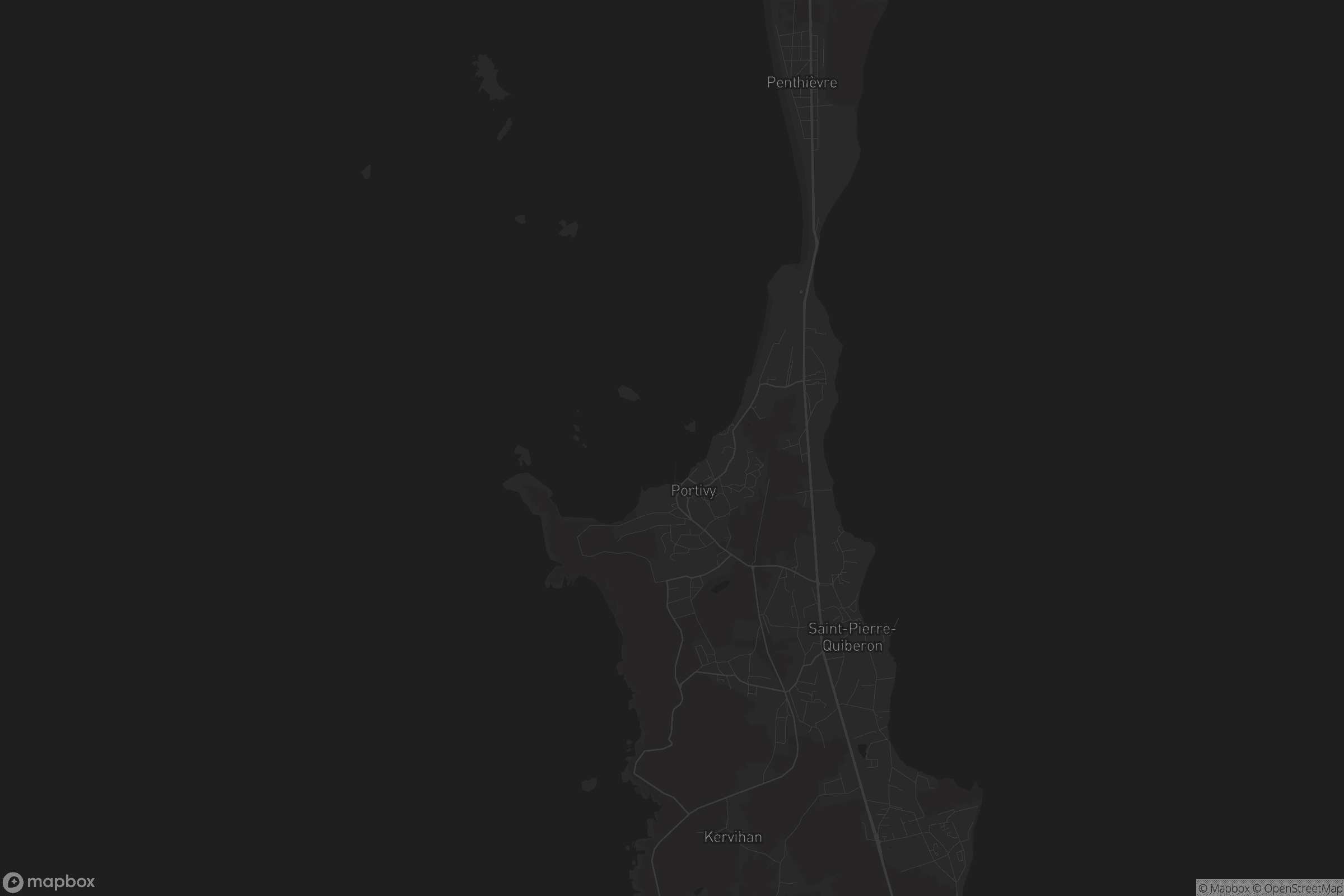 Carte de Saint-Pierre-Quiberon