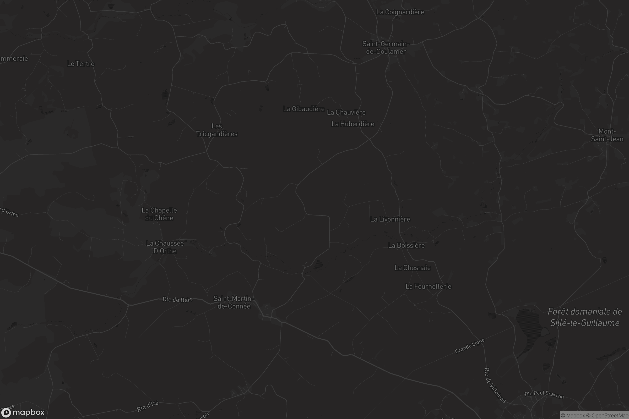 Carte de Saint-Pierre-sur-Orthe