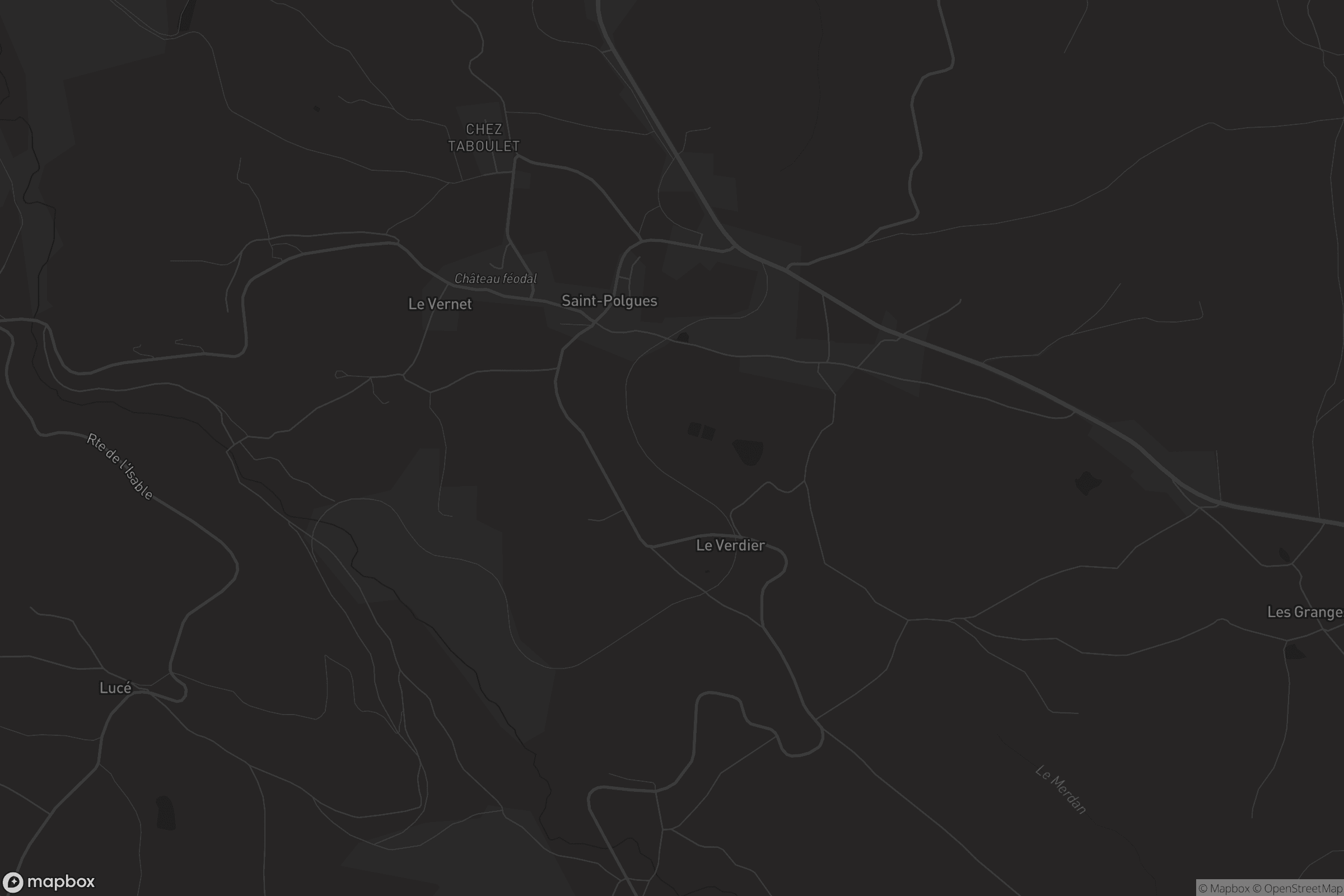 Carte de Saint-Polgues