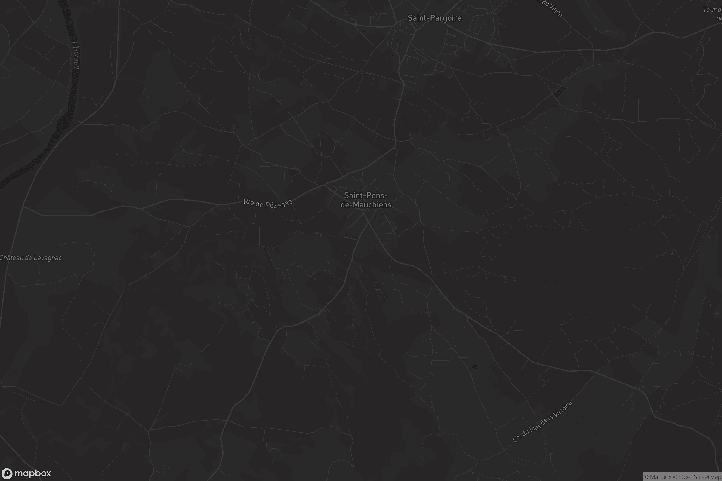 Carte de Saint-Pons-de-Mauchiens