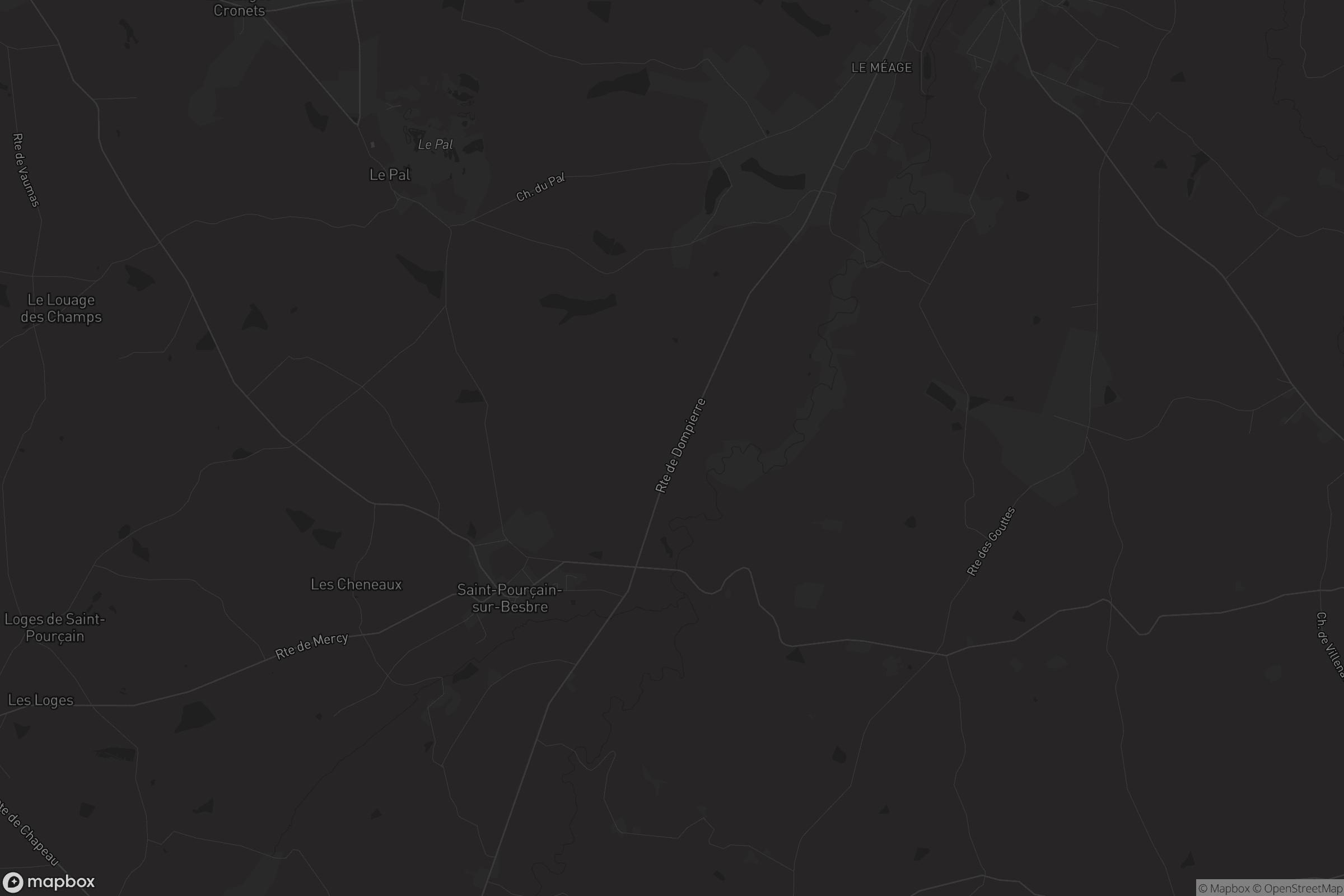 Carte de Saint-Pourçain-sur-Besbre